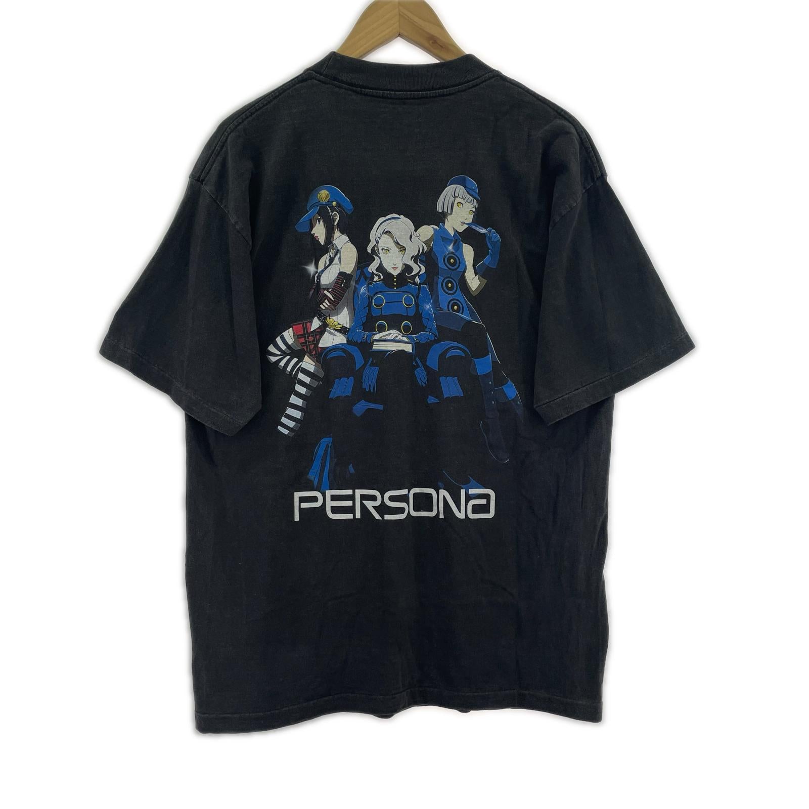 半袖Ｔシャツ PERSONA ペルソナ ビデオゲームキャラプリントTee ブラック ブラック