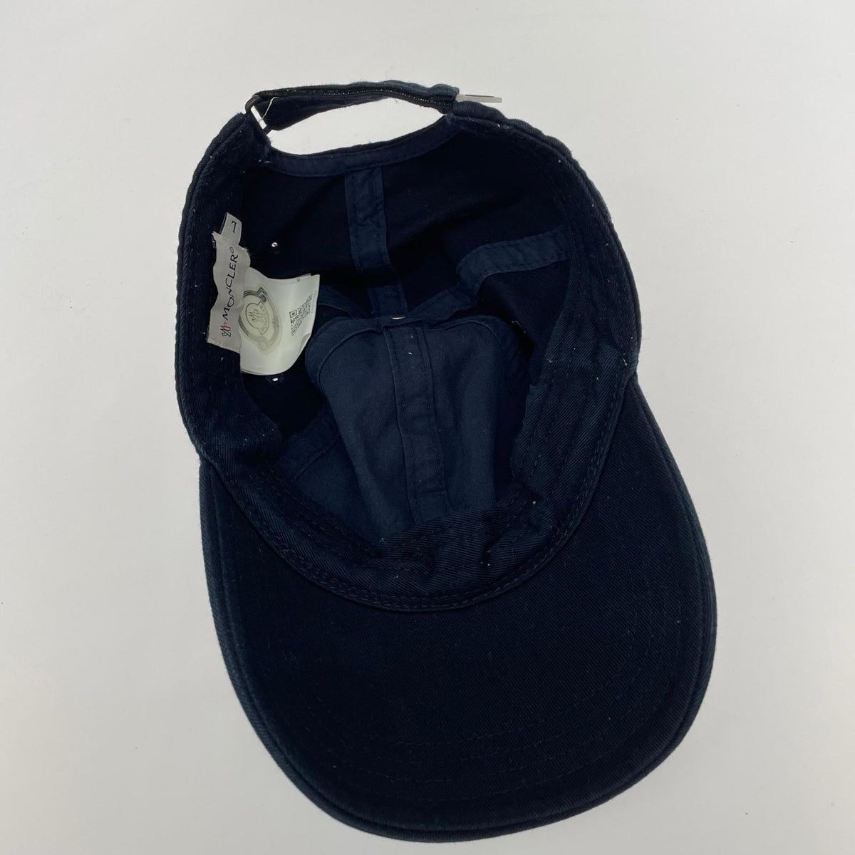 キャップ MONCLER 19AW BERRETTO BASEBALL ロゴワッペンキャップ ネイビー