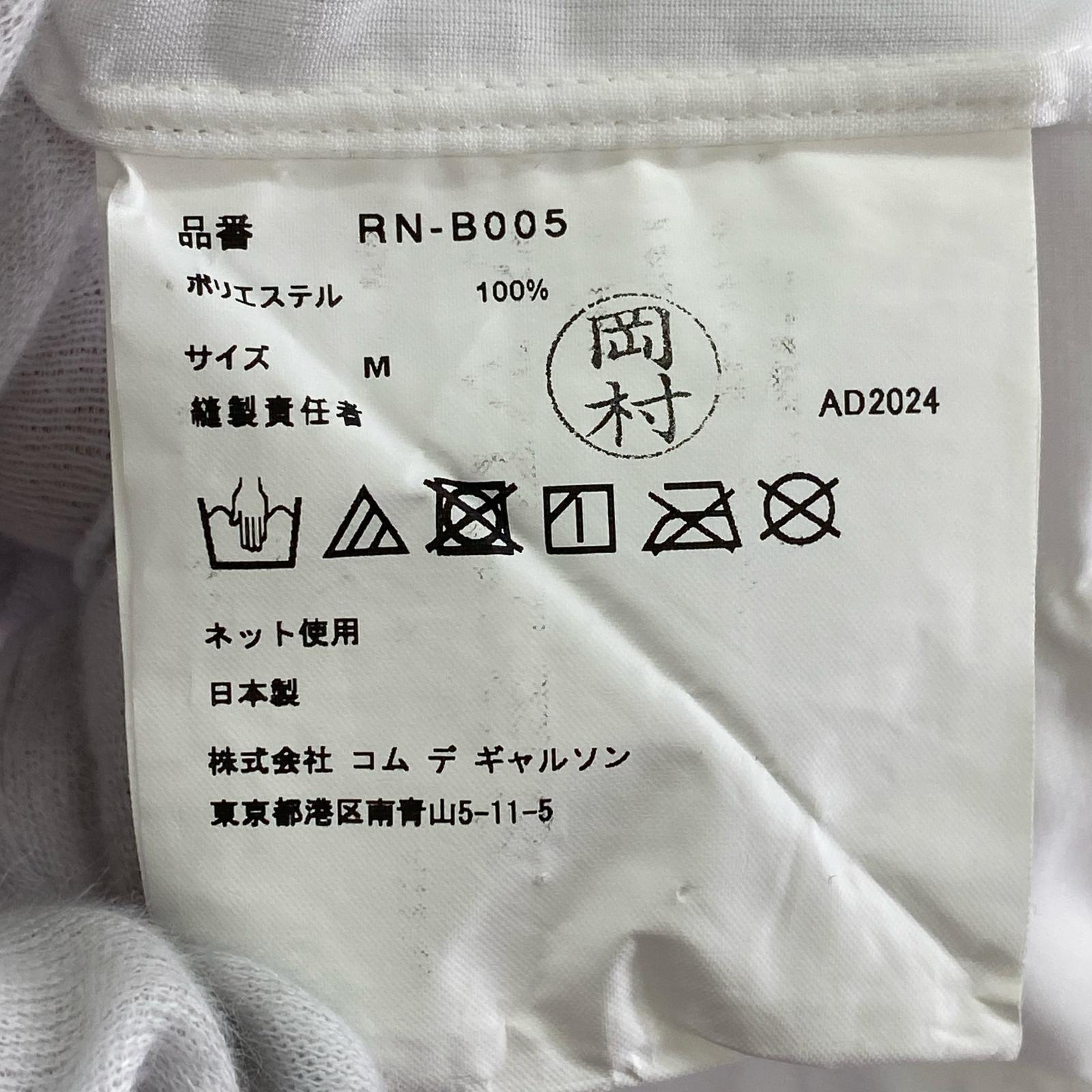 長袖シャツ 24AW ティアードフリルポリエステルシャツブラウス M M ホワイト