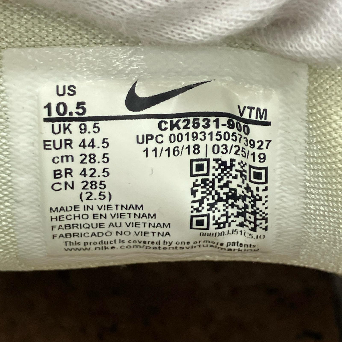 スニーカー AIR MAX 720 OBJ 28.5cm (US10 1/2 UK10 EU47) マルチカラー