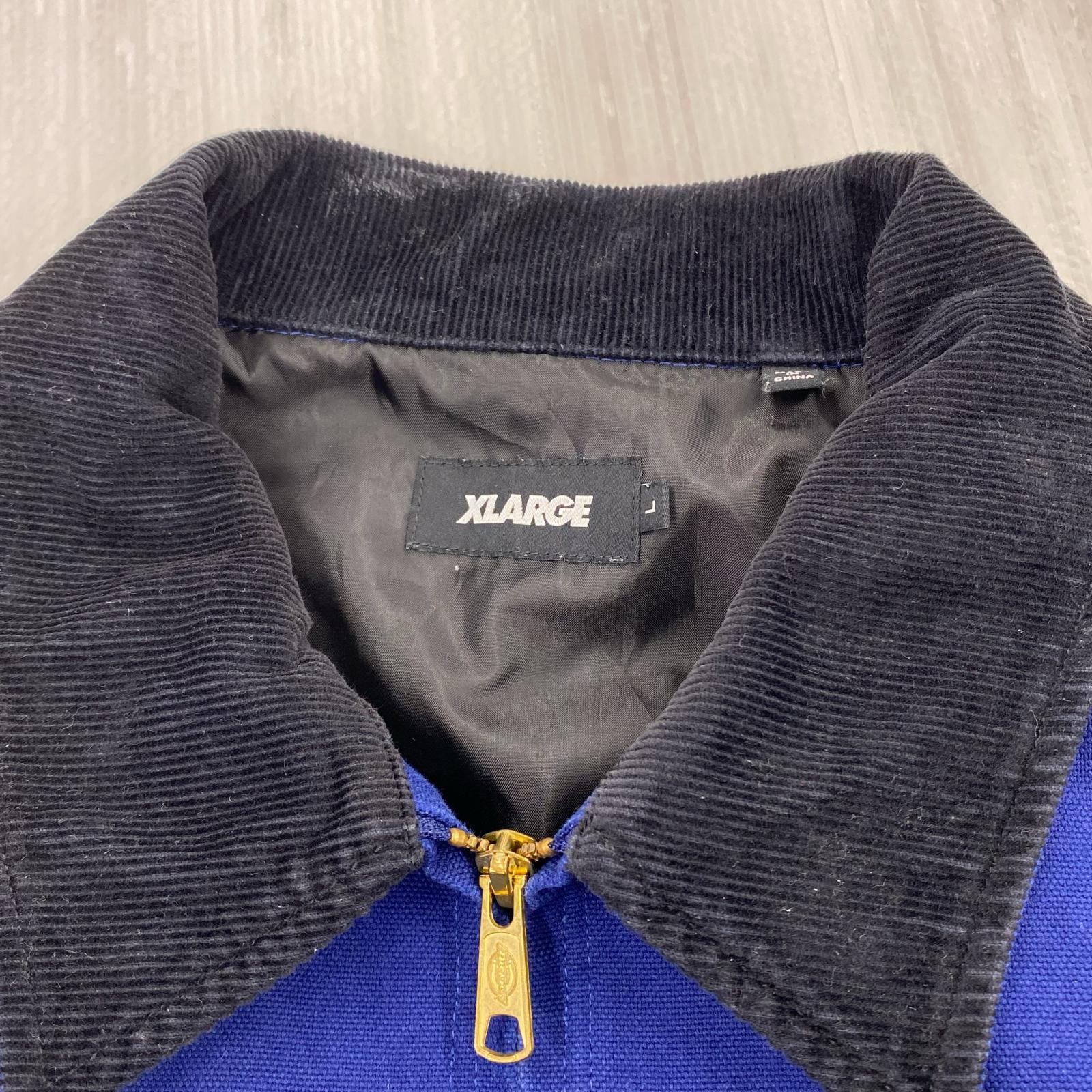 ジャケット ×Dickies WORK JACKET 青 (L) L ブルー