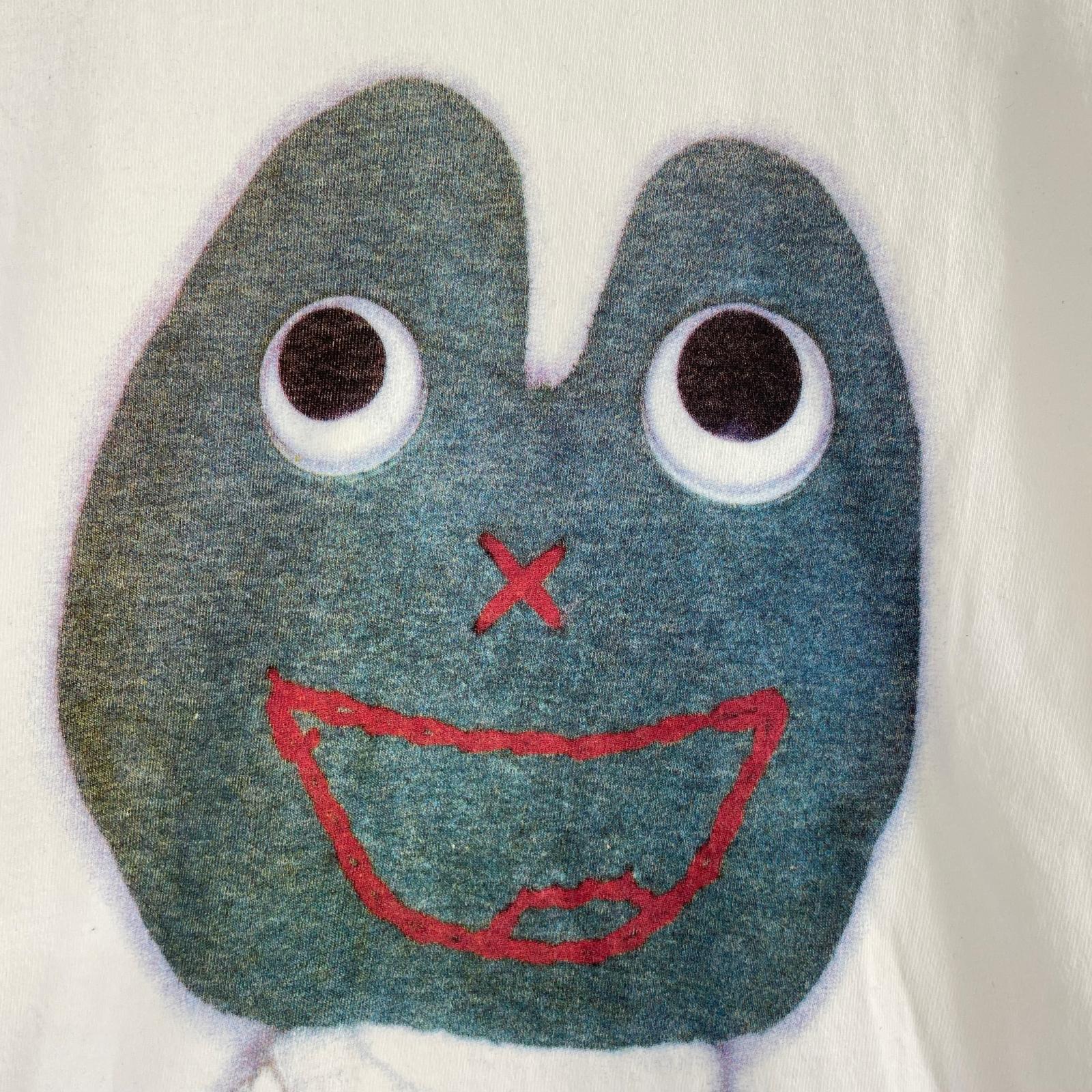 長袖Ｔシャツ 02211CL03 × 北村信彦氏 WEIRDO FROG-L L ホワイト
