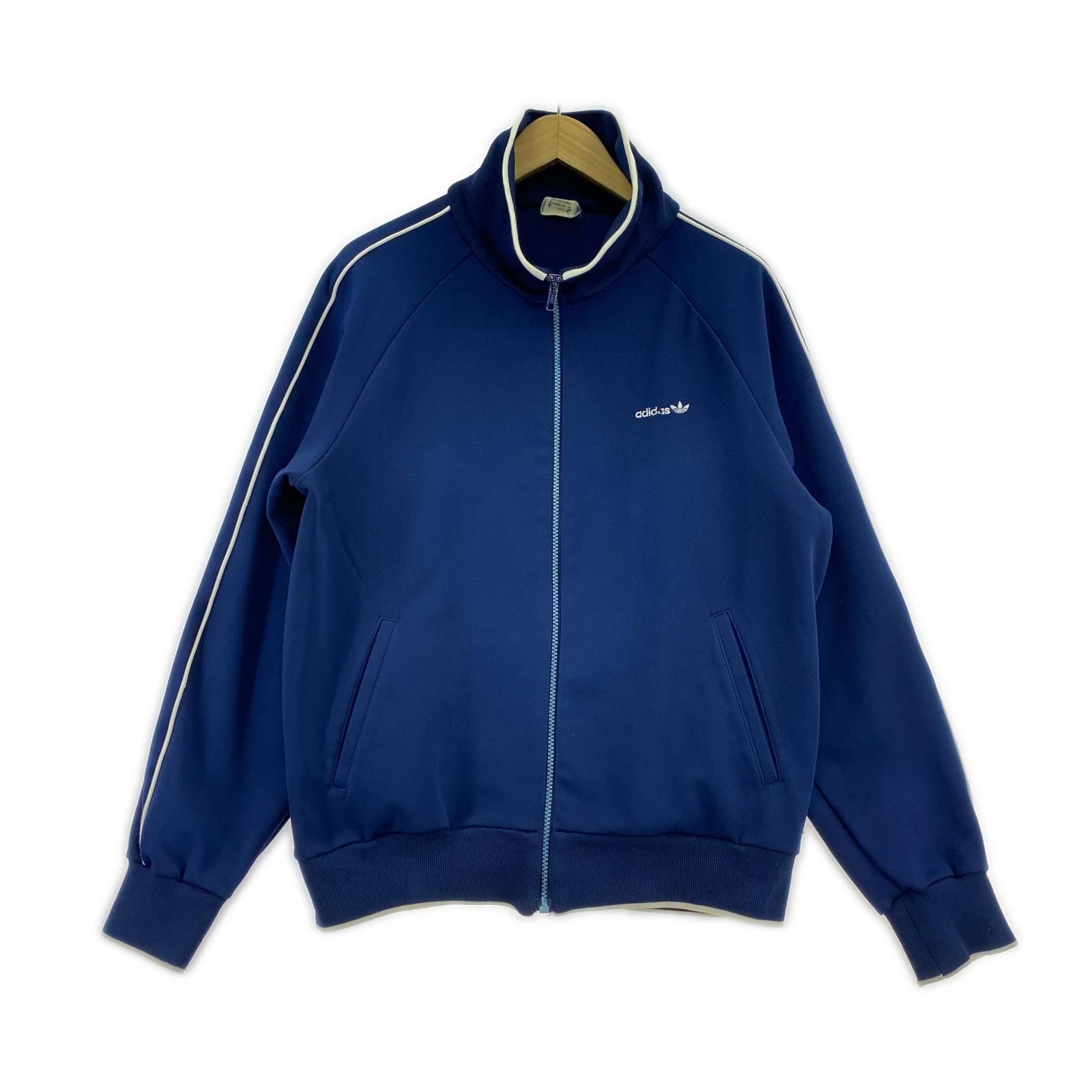 ジャケット 西ドイツ トラックジャケット 紺 L ネイビー