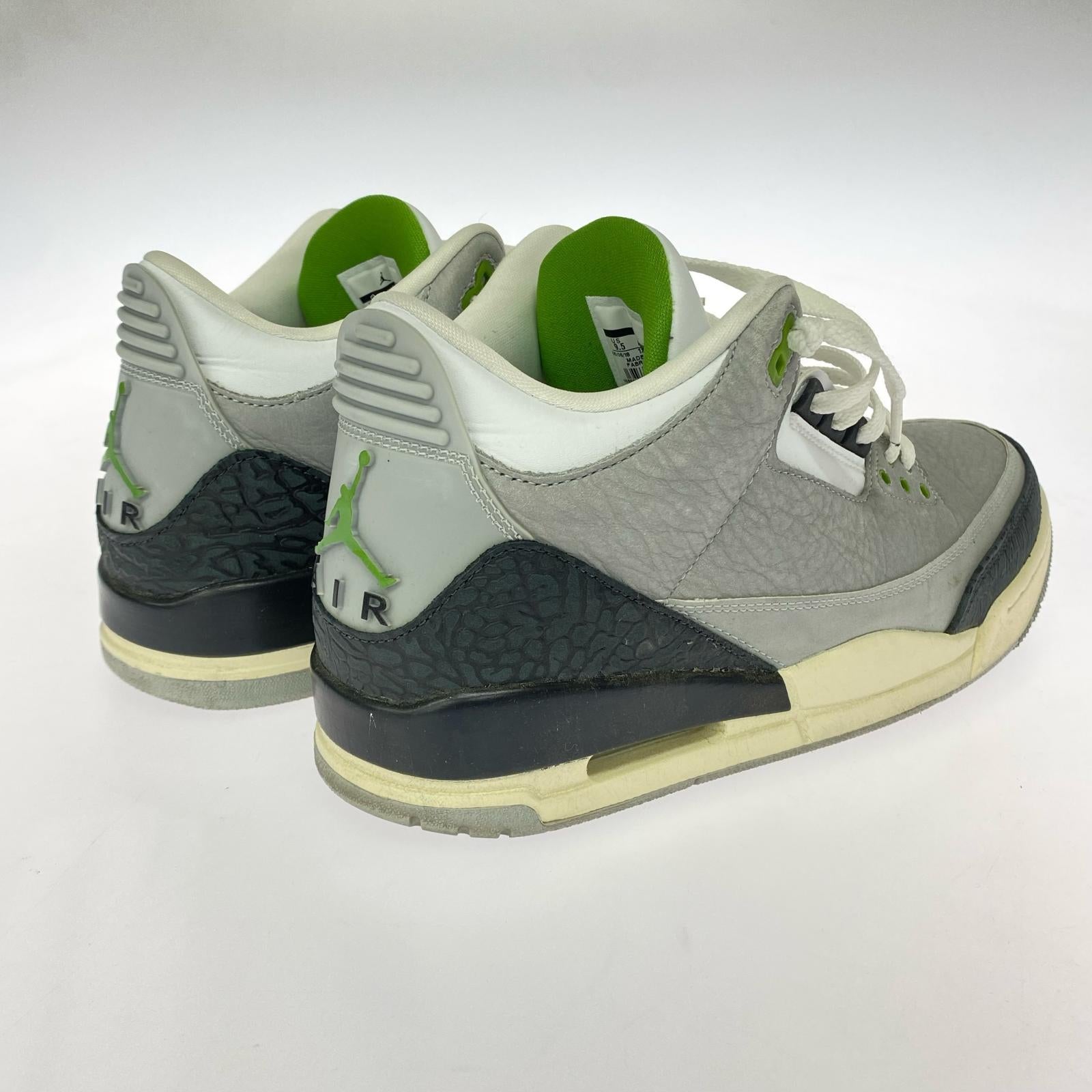 スニーカー Air Jordan 3 Retro Chlorophyll (27.5) 27.5cm (US9 1/2 UK9 EU45) グレー