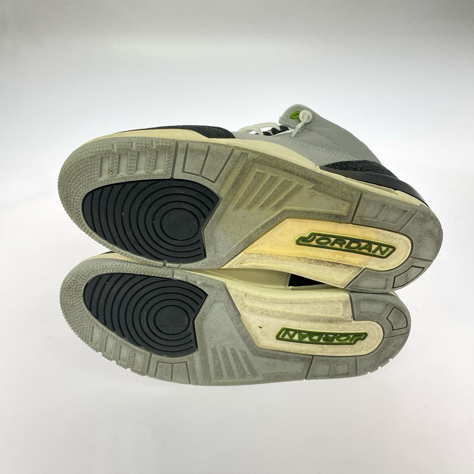 スニーカー Air Jordan 3 Retro Chlorophyll (27.5) 27.5cm (US9 1/2 UK9 EU45) グレー