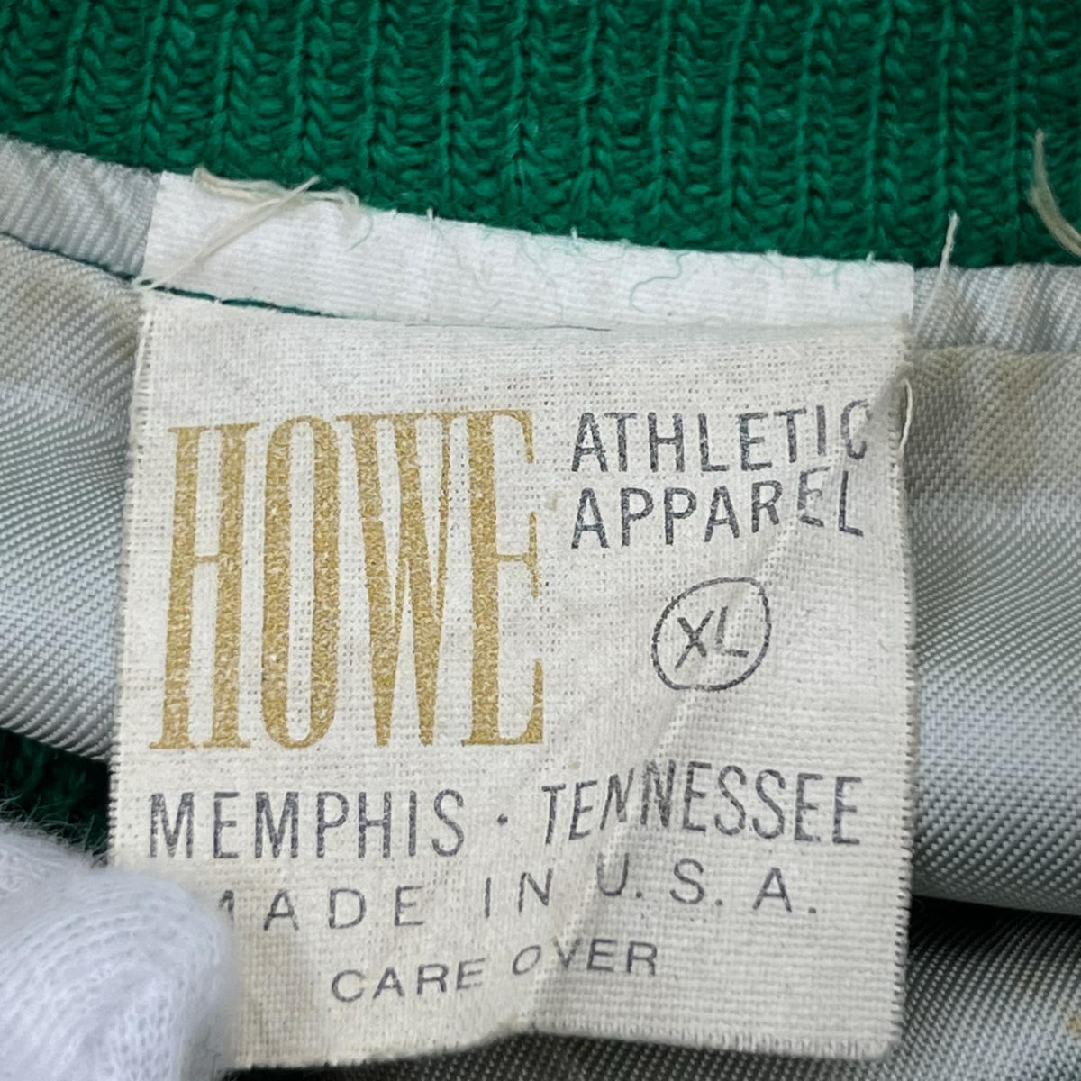 ブルゾン OLD HOWE 90s 袖革ｽﾀｼﾞｬﾝ USA製