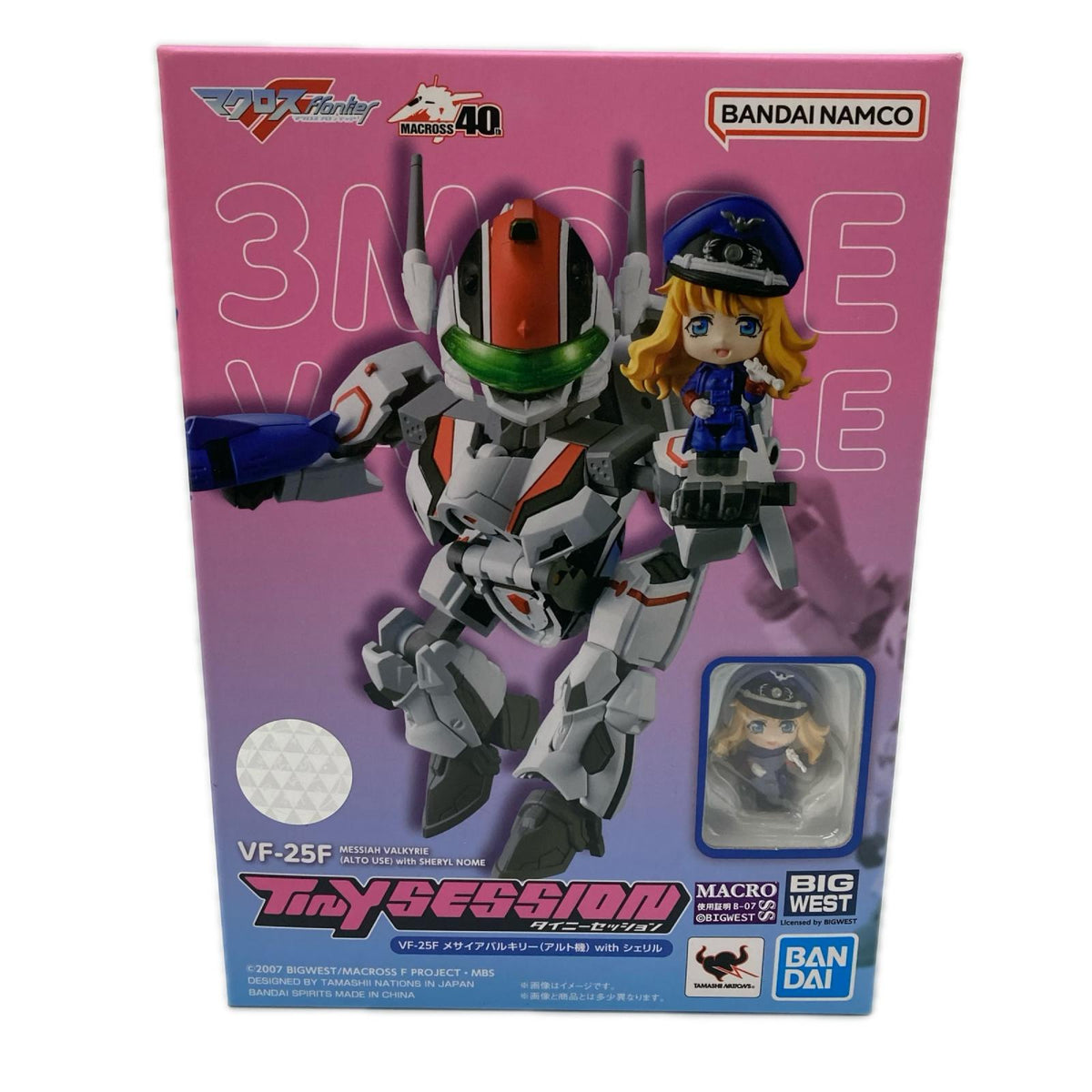 マクロスF タイニーセッション VF-25F with シェリル マクロスF フィギュア/グッズ