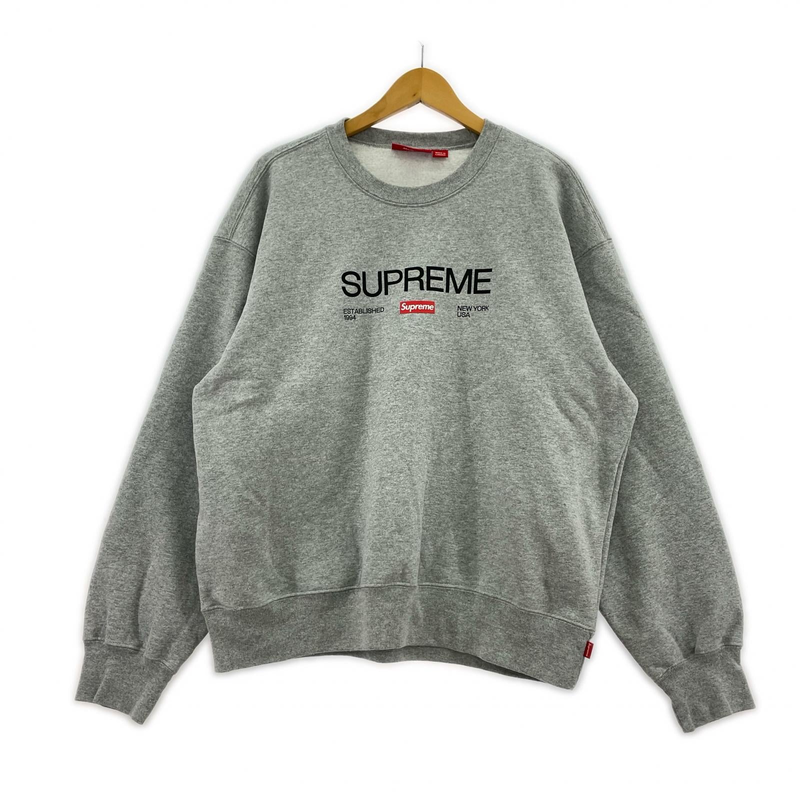 スウェット 24ss　established　crewneck-M M グレー