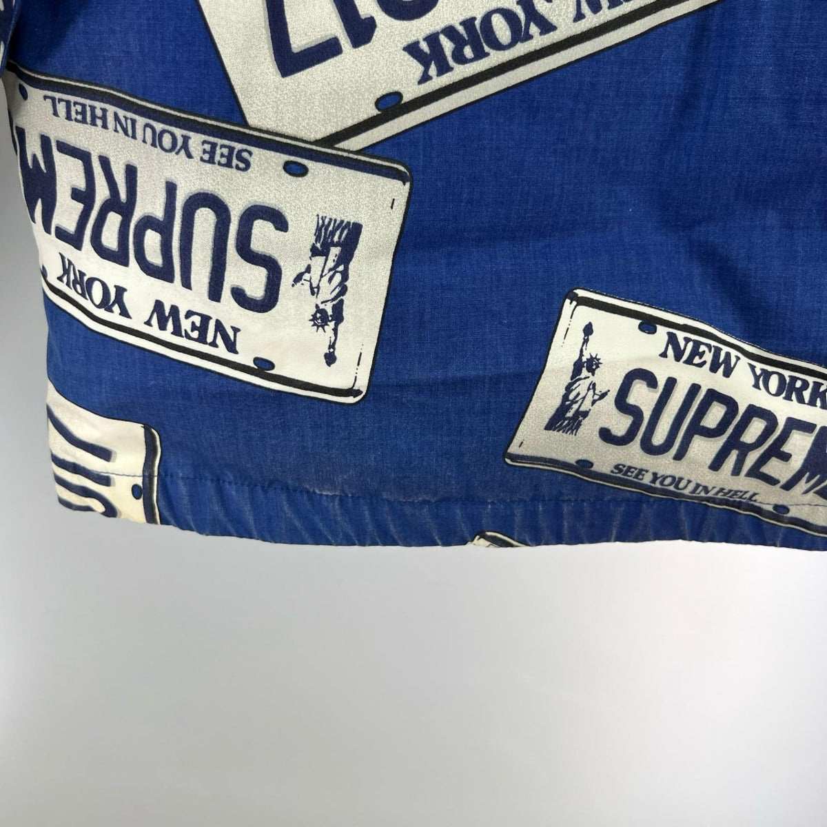 ダウンベスト 17AW License Plate Puffy Jacket S