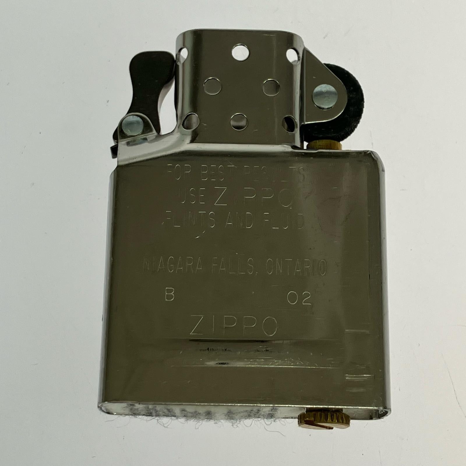 ライター ZIPPO CANADA FINAL 2002年製 シルバー