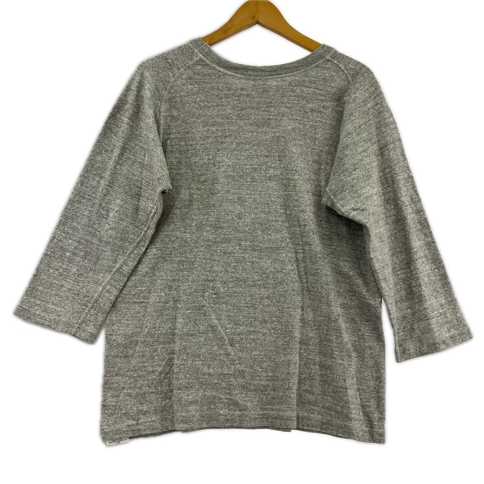 長袖Ｔシャツ WAREHOUSE 七分袖ラグランTEE GRY (M) M グレー