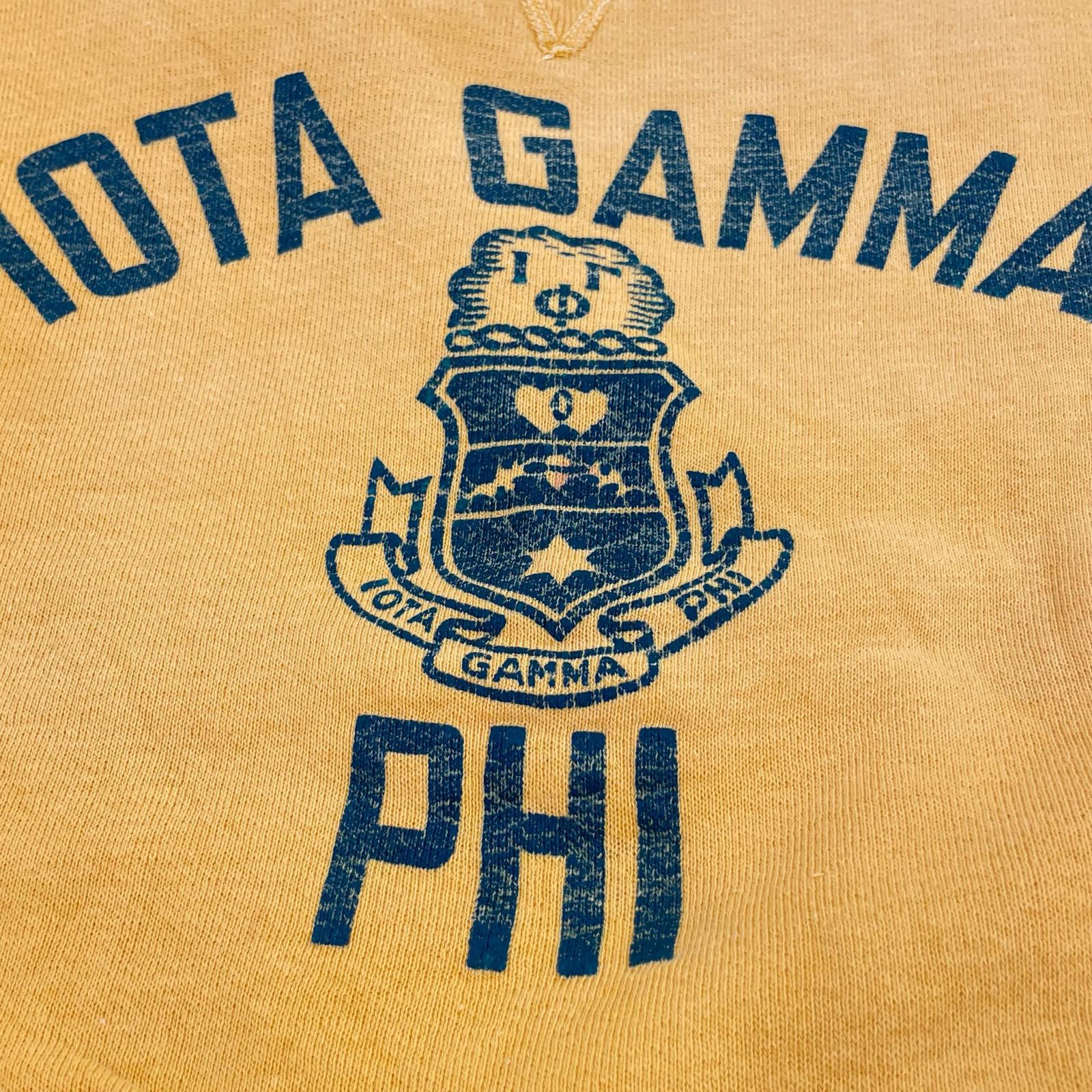 スウェット UNKNOWN 前V IOTA GAMMA スウェット YEL (M位) イエロー