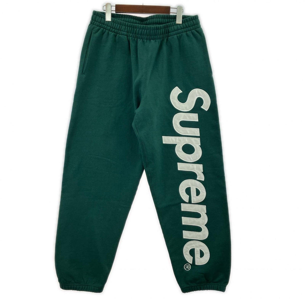 パンツ 24AW Satin Applique Sweatpan M グリーン