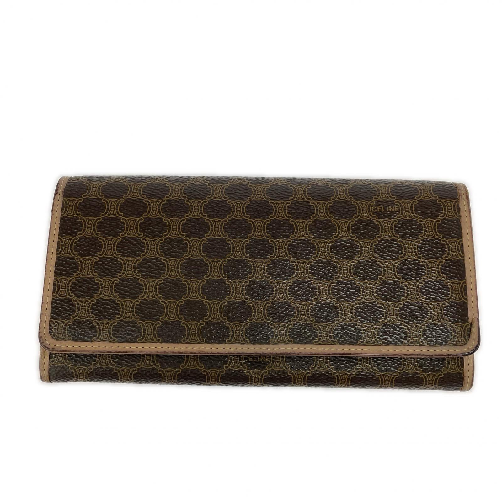 CELINE マカダム　ロングウォレット