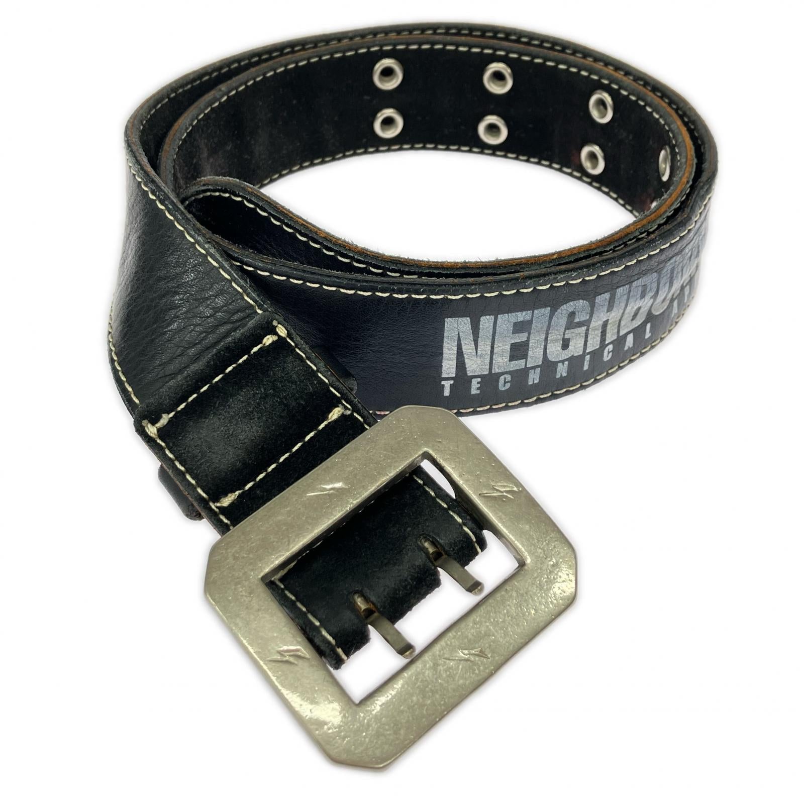 その他アクセサリー NEIGHBORHOOD レザーベルト ブラック