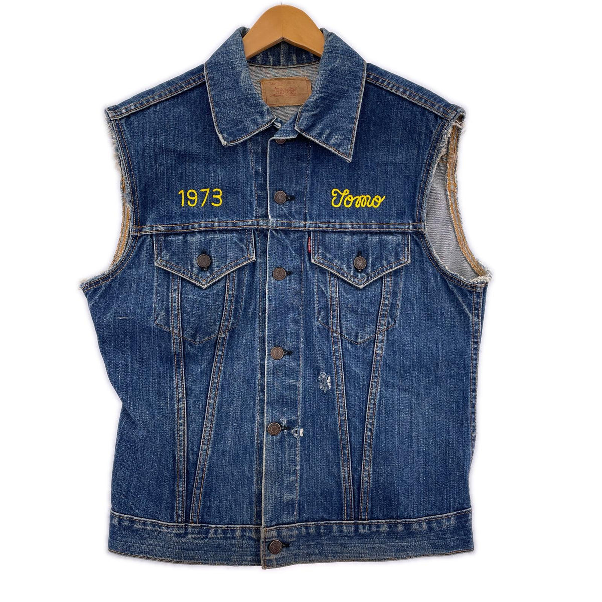 長袖シャツ Levi's 70s BIGE 70505 カットオフ デニムジャケット