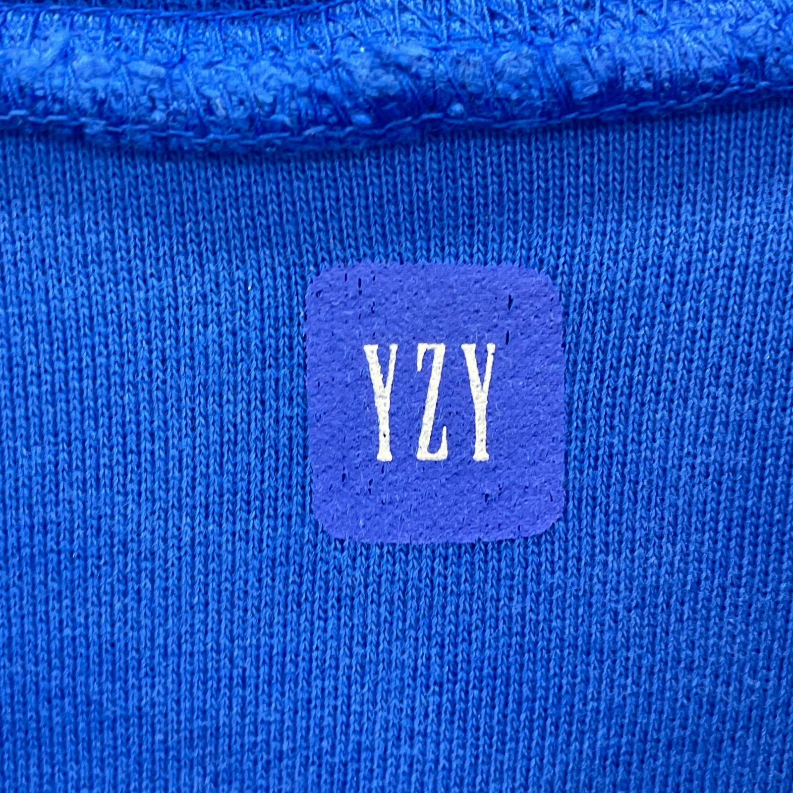 パーカー YEEZY GAP Double Layer P Hoodie BLUE L ブルー