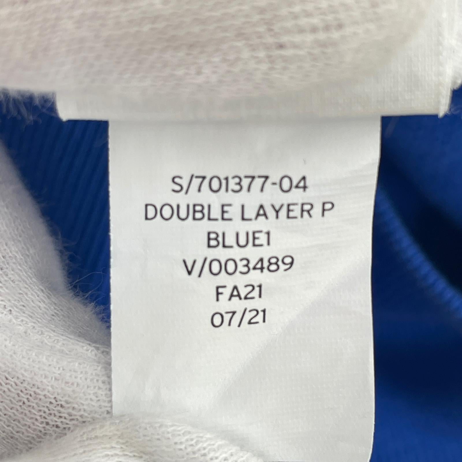 パーカー YEEZY GAP Double Layer P Hoodie BLUE L ブルー