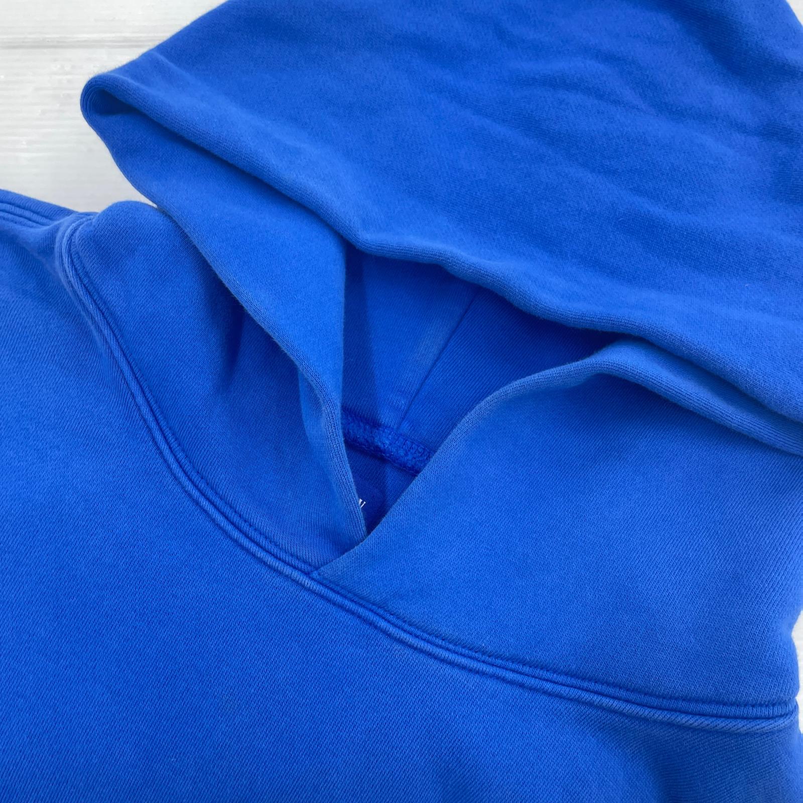 パーカー YEEZY GAP Double Layer P Hoodie BLUE L ブルー