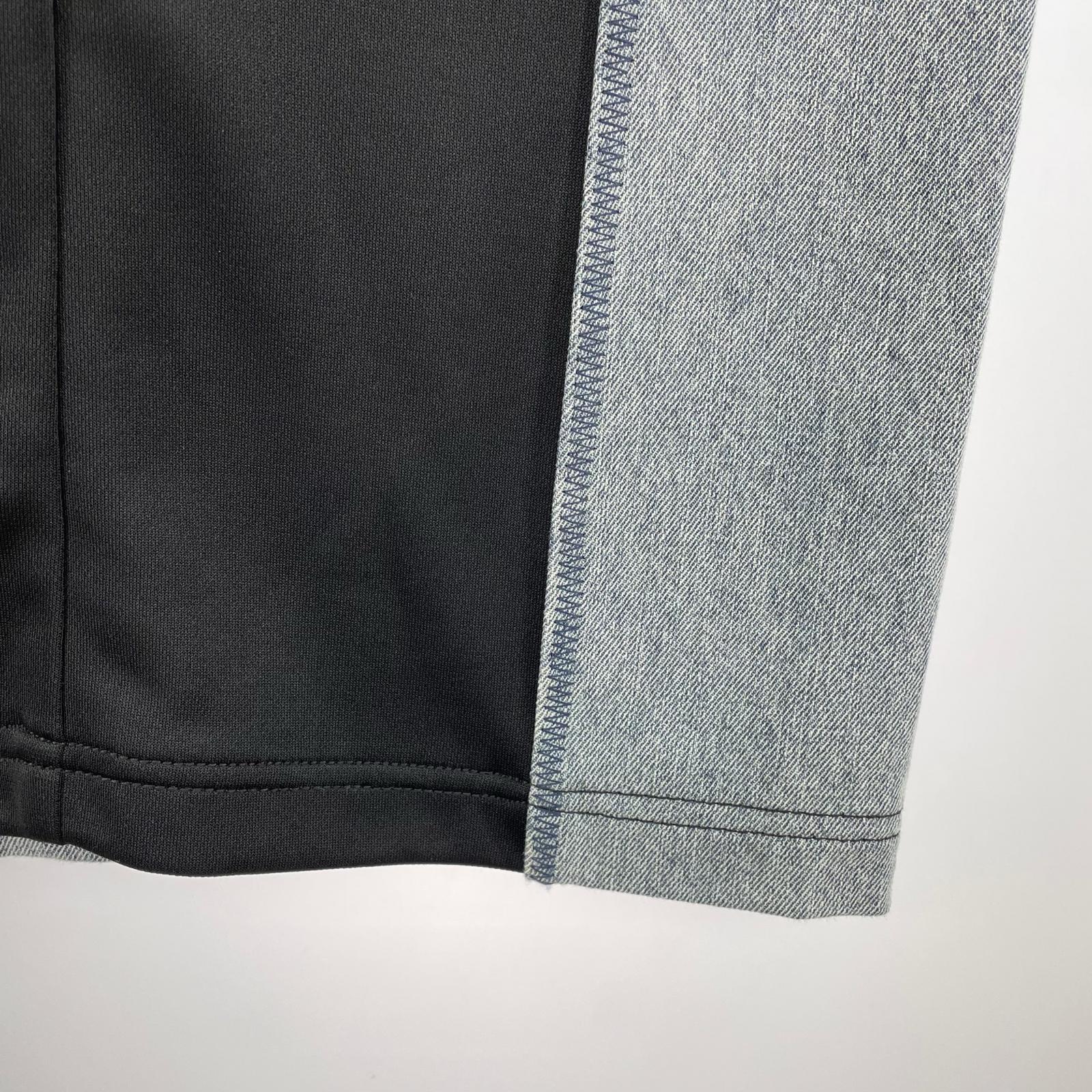 ロングスカート MAISON SPECIAL Zip Design Denim Combination Skirt 36 ブルー