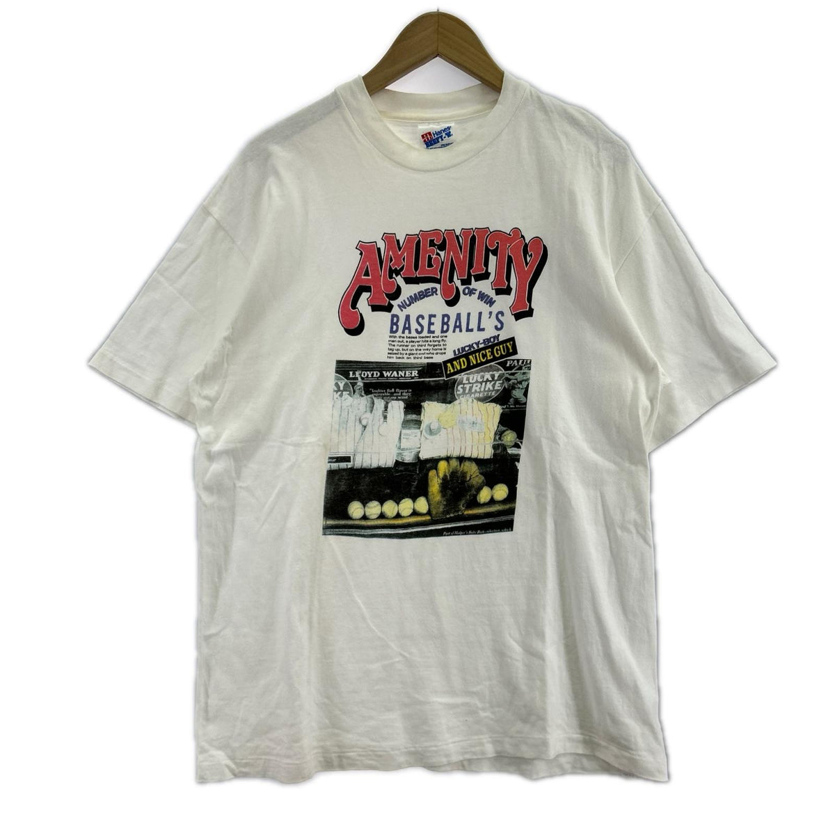 半袖Ｔシャツ 90s Hanes 白 シングルステッチ L L ホワイト