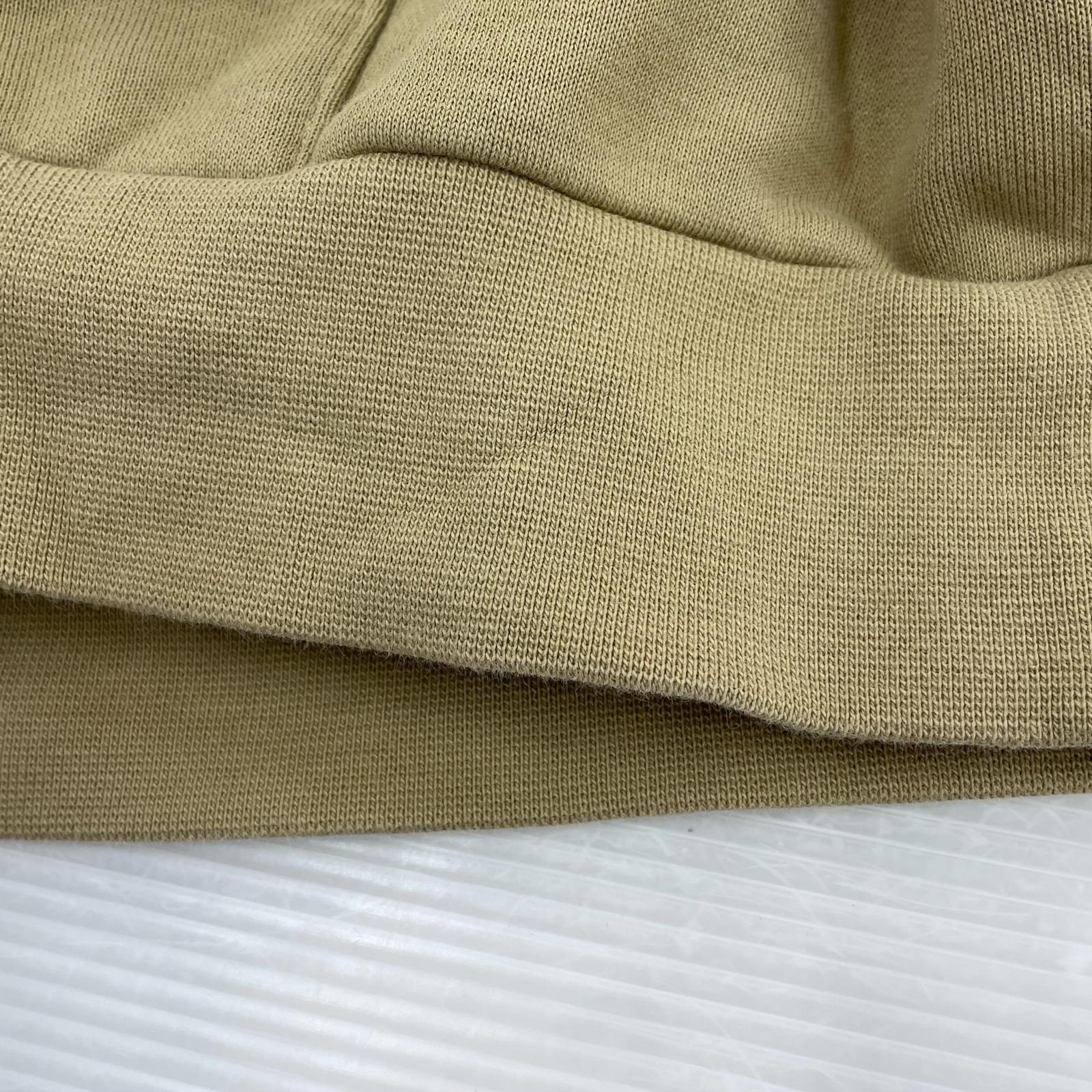 パーカー FLEECE PULLOVER SKATE HOODIE ベージュ