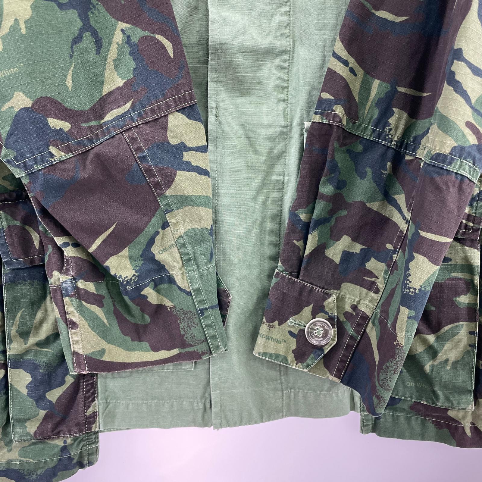 ジャケット OFF-WHITE FIELD JACKET OVERDYED カモ柄 (XXS)