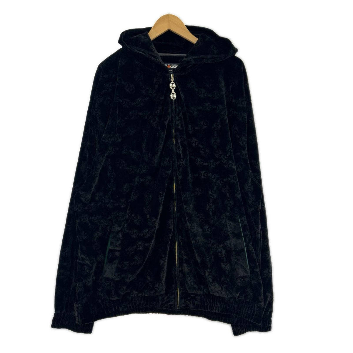 ジャケット GODBODY マリーナチェーンデザインベロアジャケット BLK (2X) ブラック