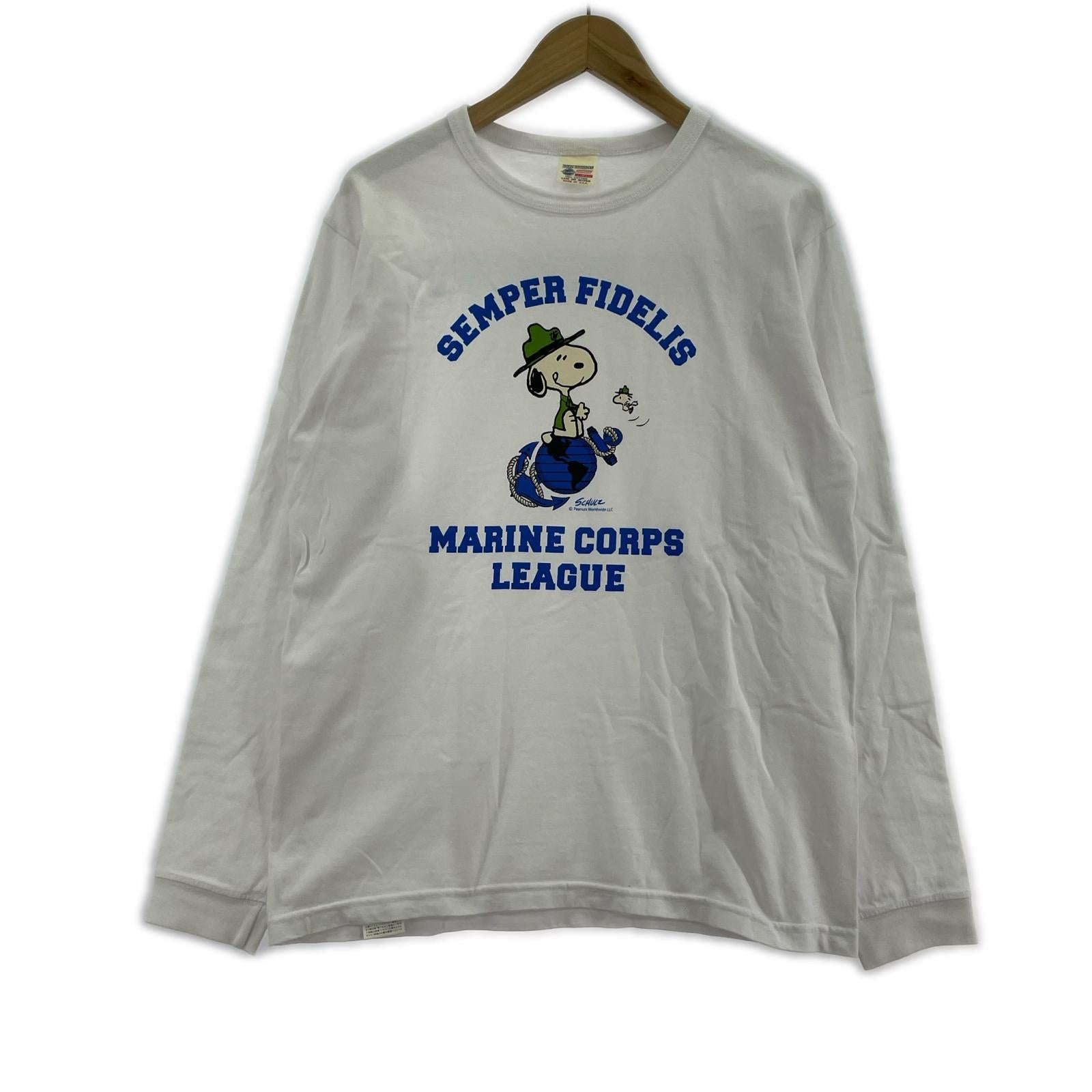 長袖Ｔシャツ スヌーピー L ホワイト