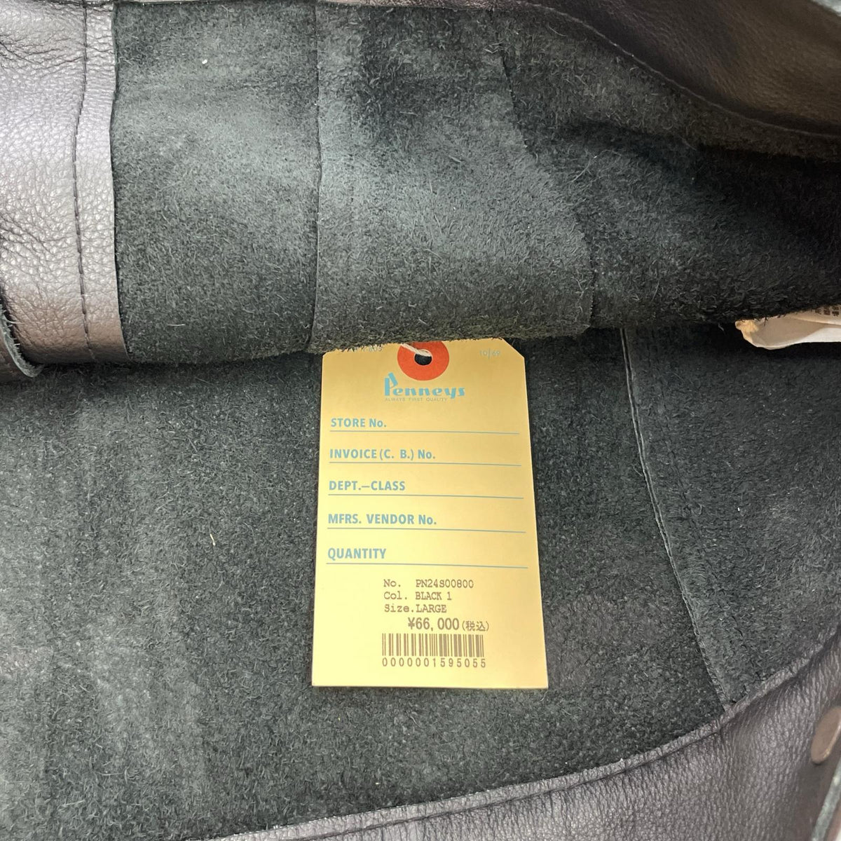 レザージャケット PENNEYS 60s Leather Tracker Jacket 黒 L ブラック