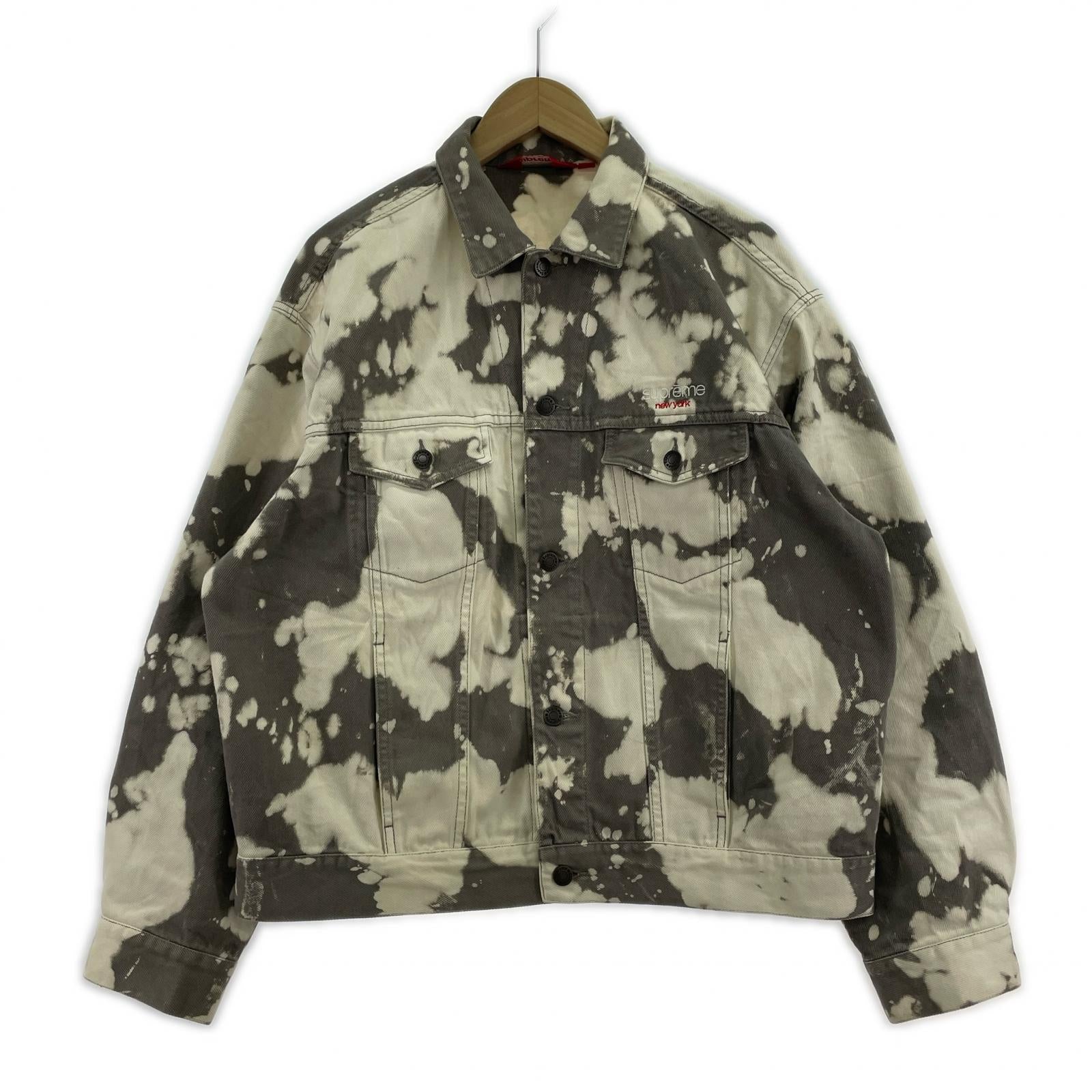 ジャケット Denim Trucker Jacket Bleached (M) M