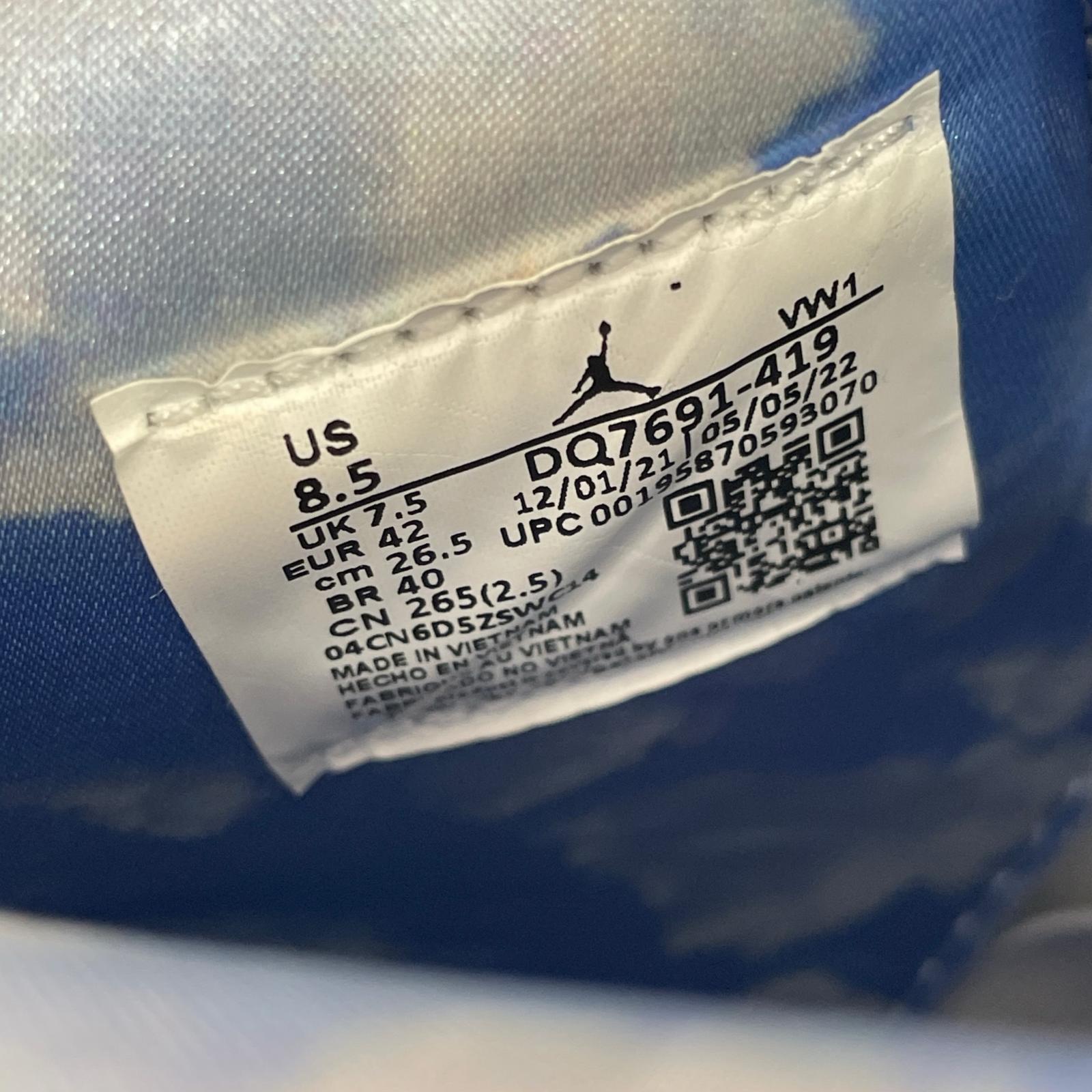 スニーカー J Balvin AIR JORDAN 2 RETRO SP Celestine DQ7691-419 (26.5) 26.5cm (US8 1/2 UK8 EU43) ブルー