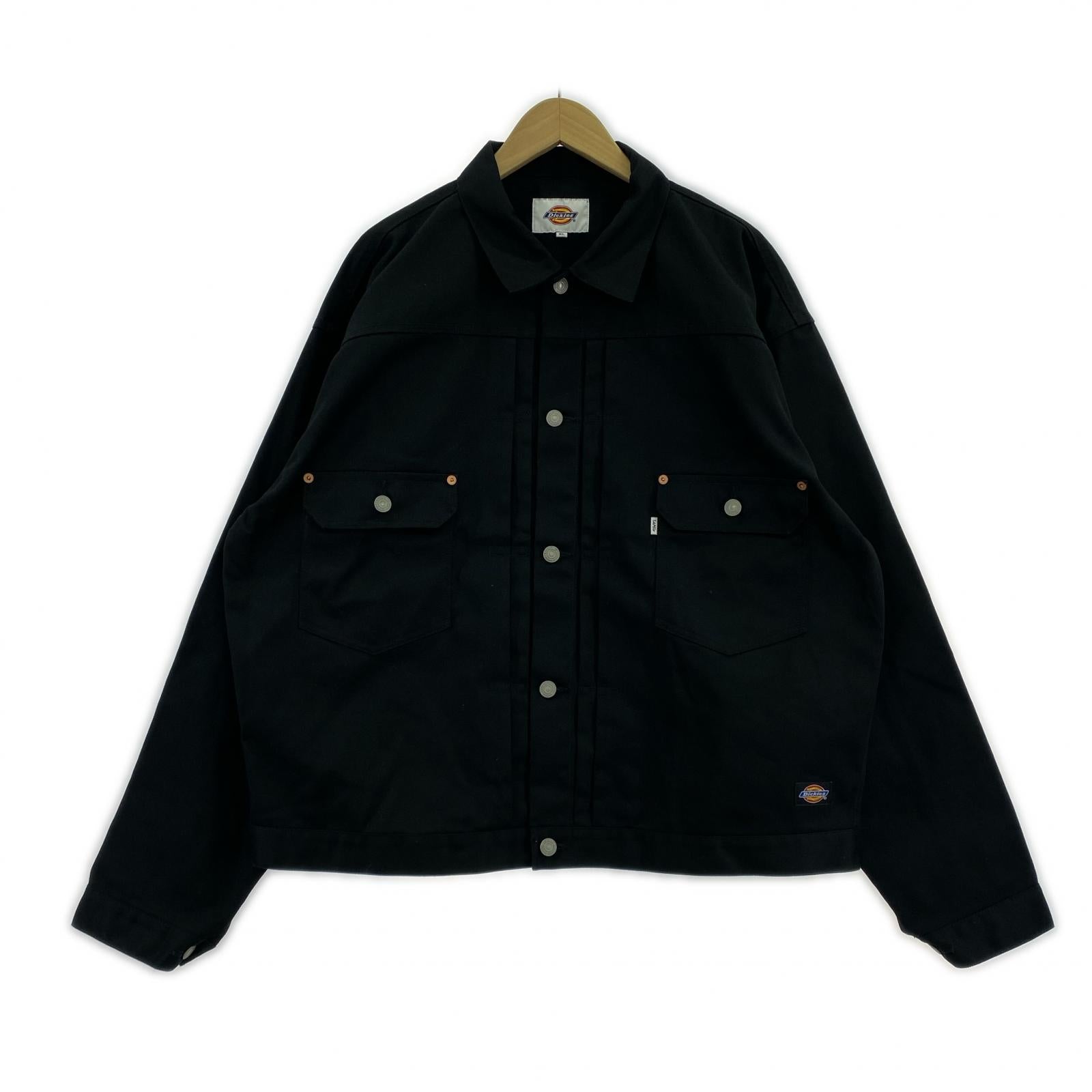 ジャケット SAPeur×Dickies コラボ 2ndタイプ トラッカージャケット 黒 ブラック