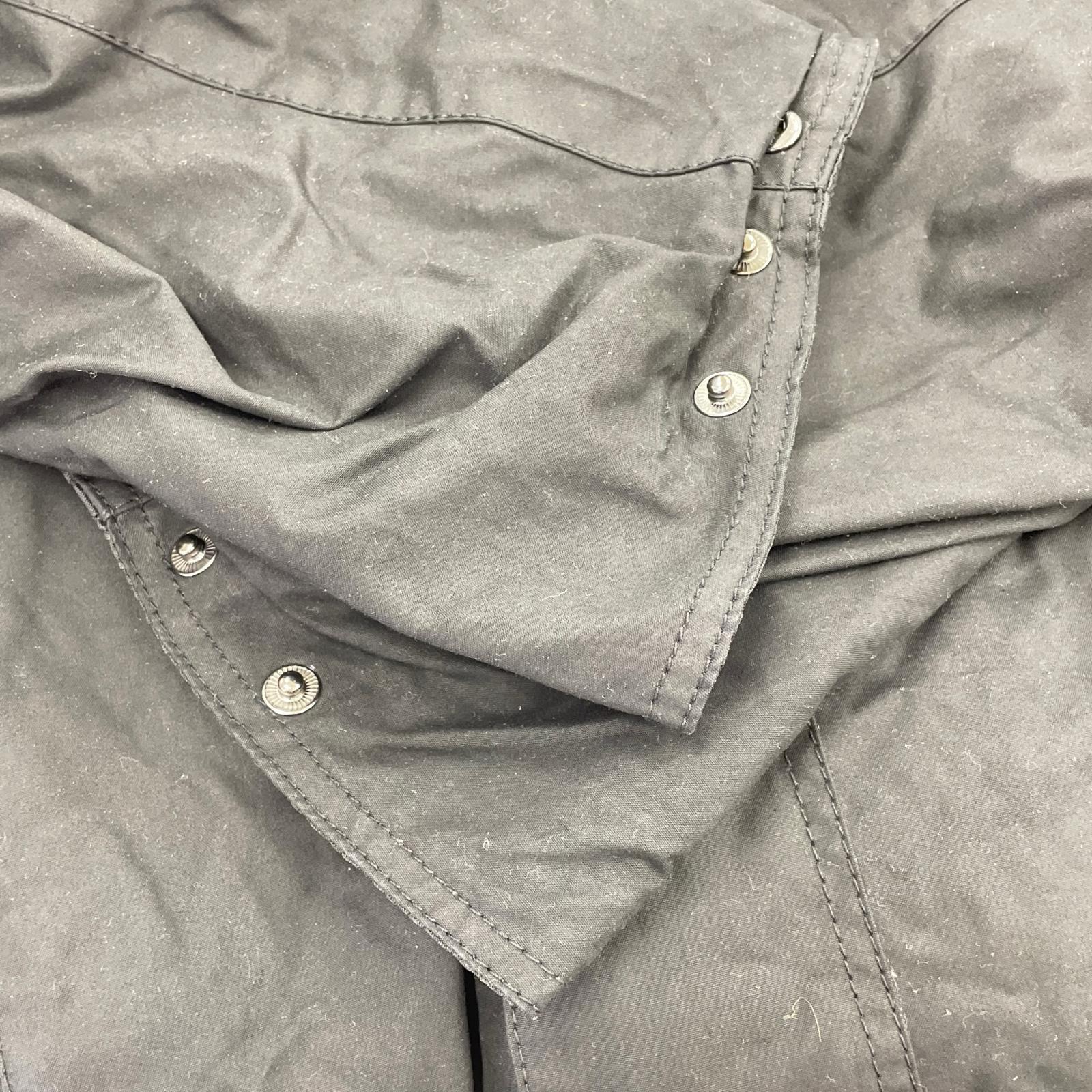 ジャケット Barbour OS BORDER ボーダー オイルドジャケット 40 黒 40 ブラック