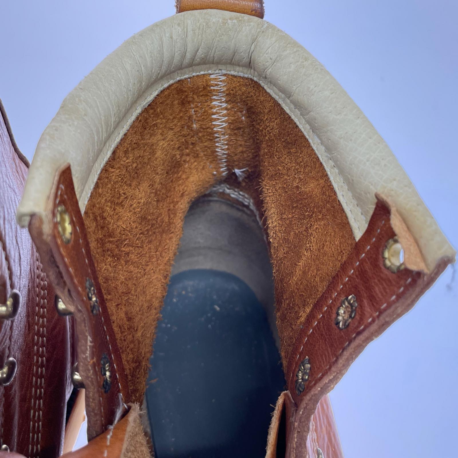 ブーツ Thorogood 6 MOC TOE オイルタンレザー プレーントゥブーツ 8 1/2D 26.5cm (US8 1/2 UK8 EU43) ブラウン