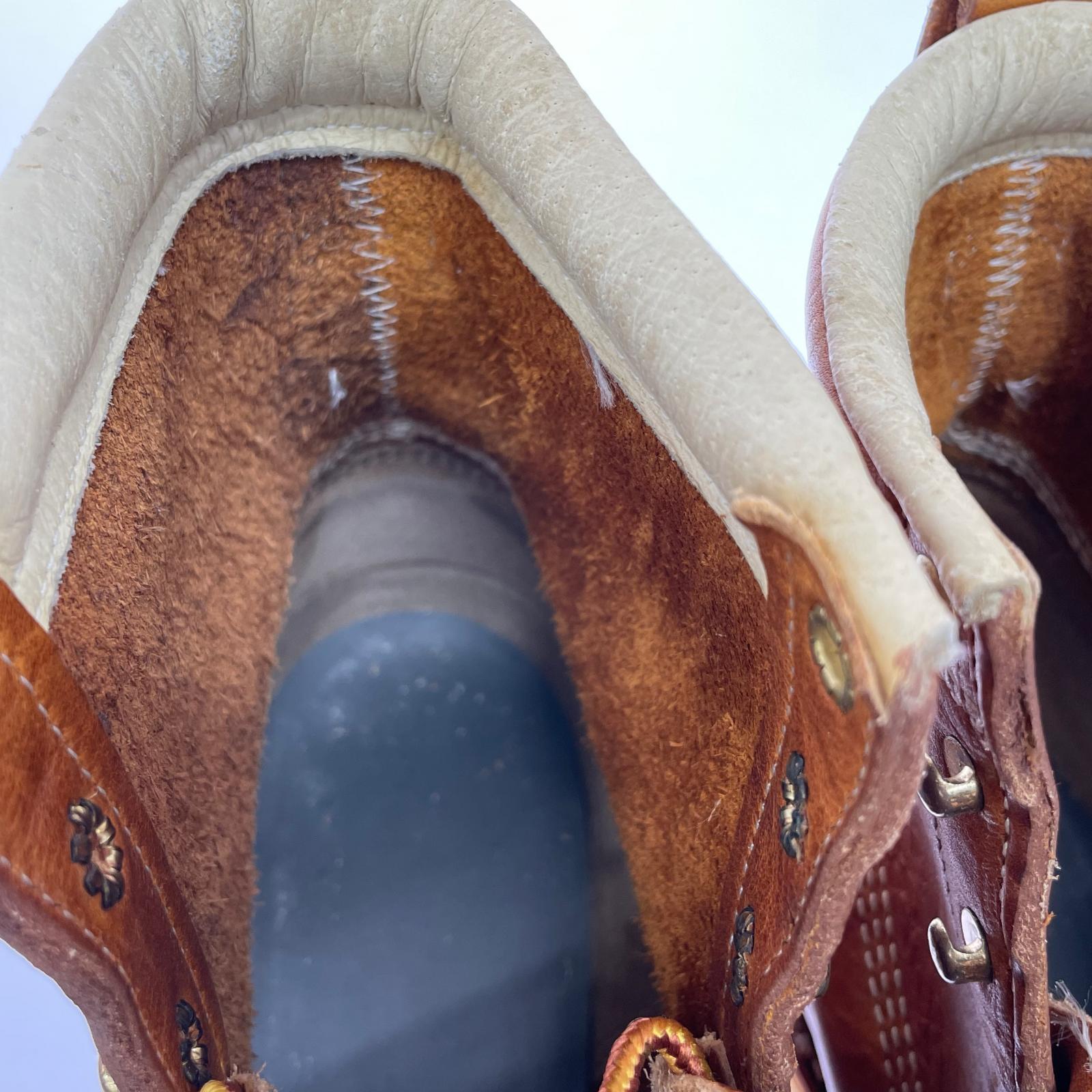 ブーツ Thorogood 6 MOC TOE オイルタンレザー プレーントゥブーツ 8 1/2D 26.5cm (US8 1/2 UK8 EU43) ブラウン