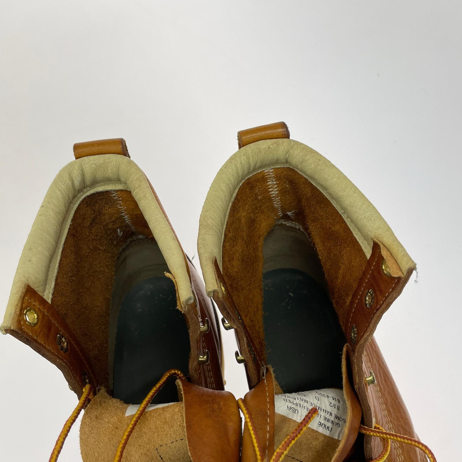 ブーツ Thorogood 6 MOC TOE オイルタンレザー プレーントゥブーツ 8 1/2D 26.5cm (US8 1/2 UK8 EU43) ブラウン