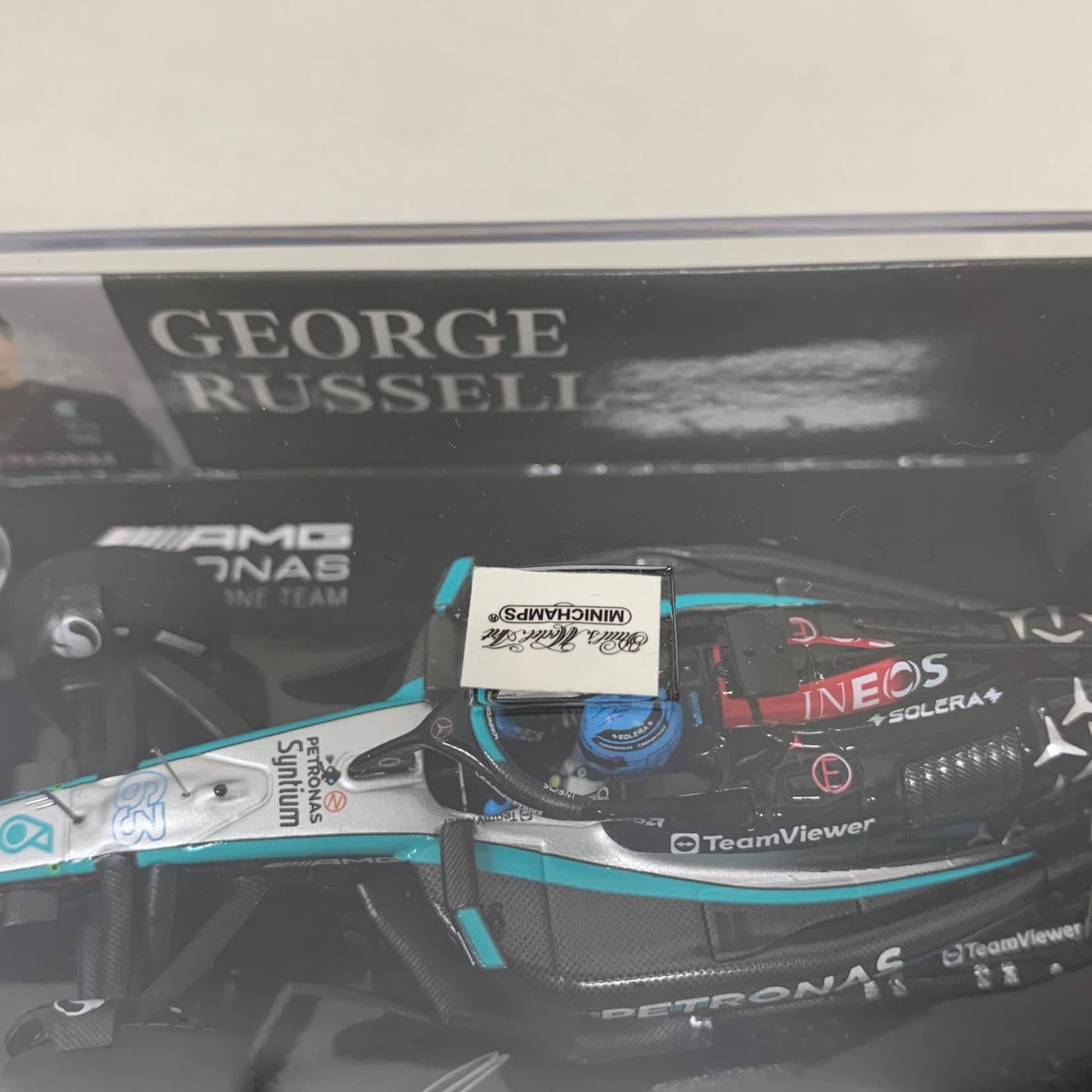 MINICHAMS メルセデスAMG F1 W15 GEORGE RUSSELL スケールカー