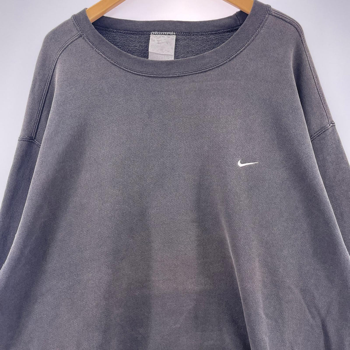 スウェット 90s POスウェット　フェード　XXL ブラック