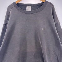 スウェット 90s POスウェット　フェード　XXL ブラック