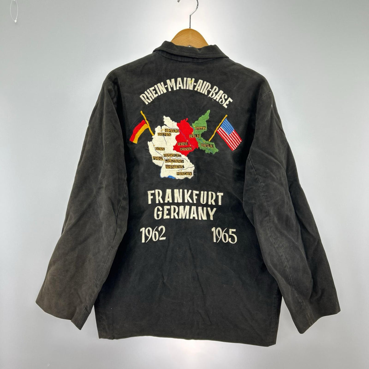 ジャケット 60s RUHRｼﾞｯﾌﾟ GERMANY ｽｰﾍﾞﾆｱｼﾞｬｹｯﾄ ブラック