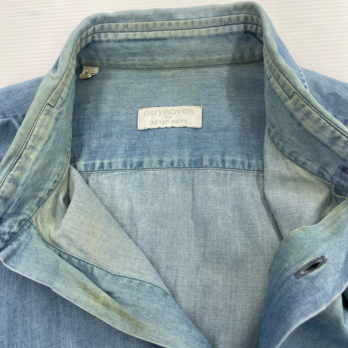 長袖シャツ GuyROVER FOR ISETAN MEN'S シャンブレー M