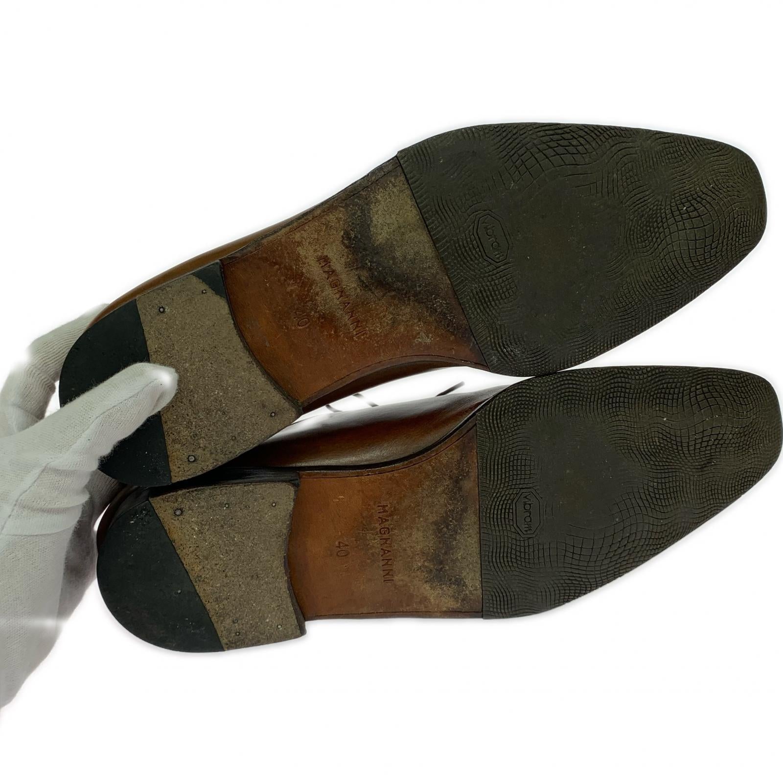 シューズ MAGNANNI　レザーシューズ ブラウン