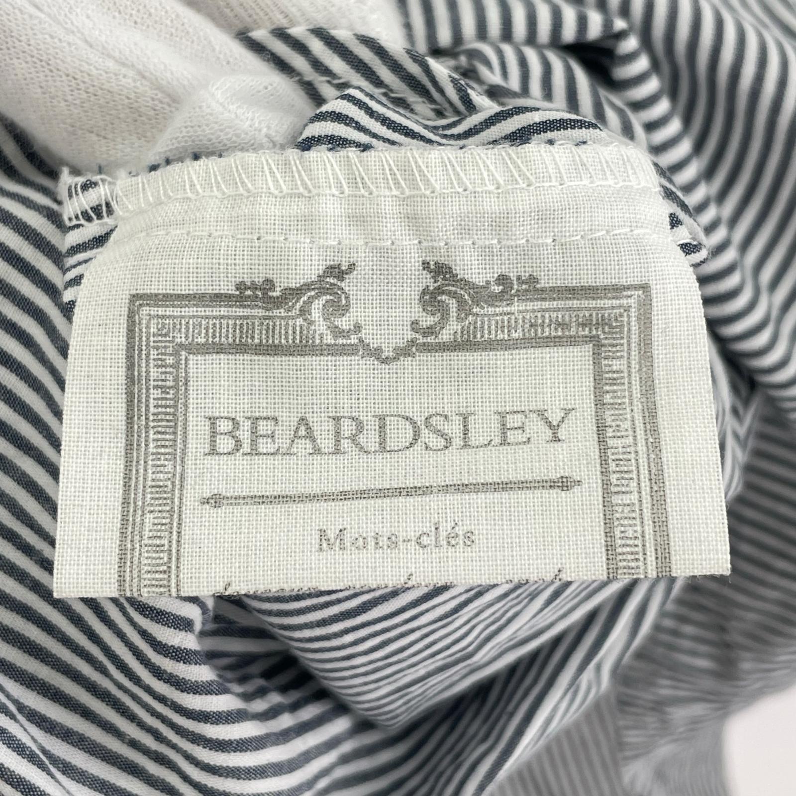 チュニック BEARDSLEY 先染めギャザーチュニックブラウス フリー