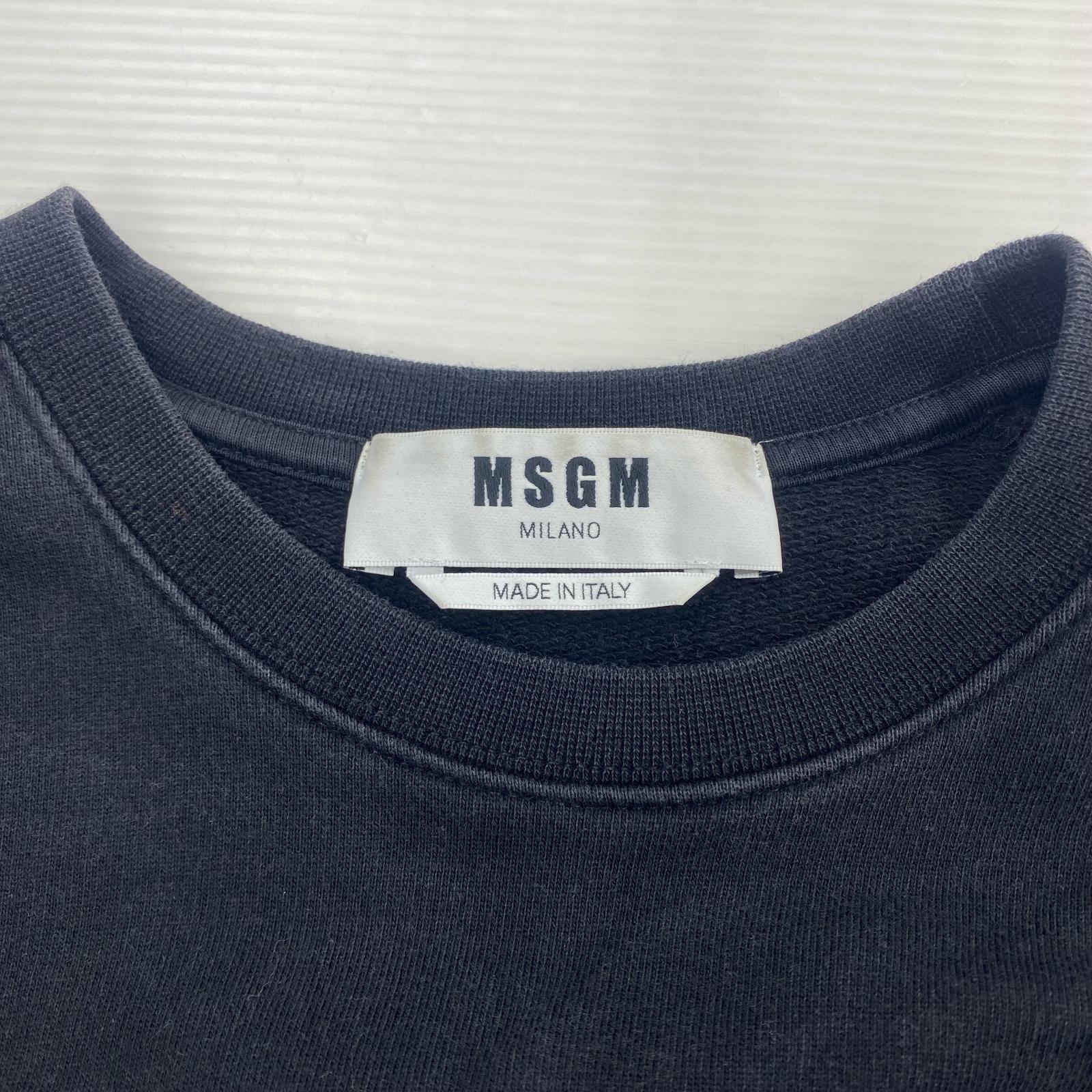 スウェット MSGM スウェット・トレーナー S ブラック