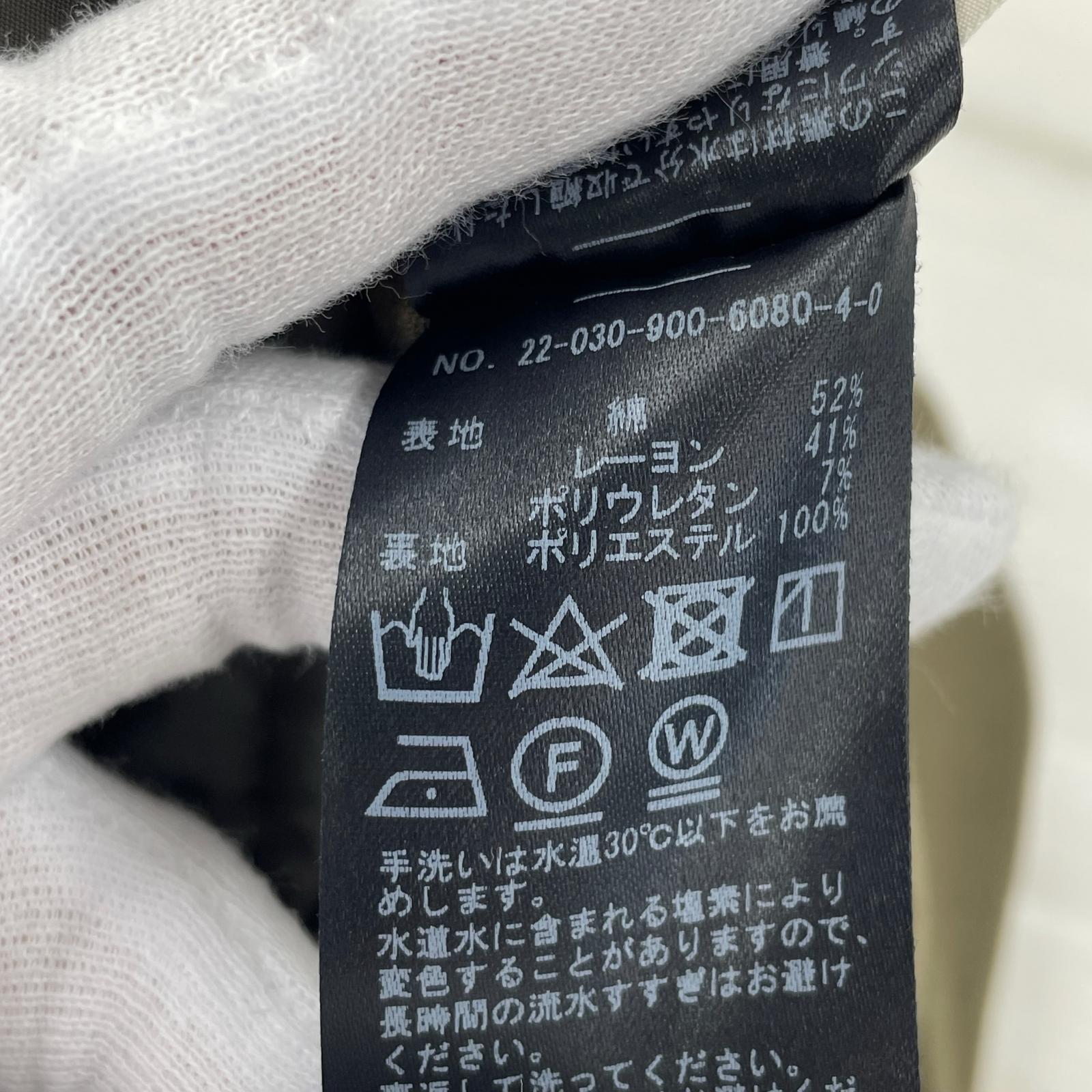 パンツ 22AW ストレッチレーヨンワイドパンツ (36) 36 カーキ