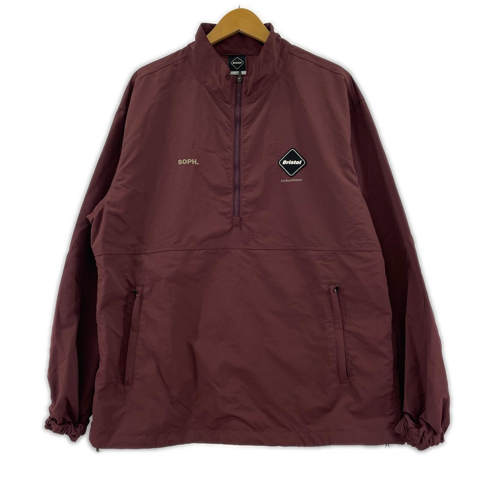 ジャケット NYLON QUARTER-ZIP BLOUSON/XL/ワインレッド/ LL