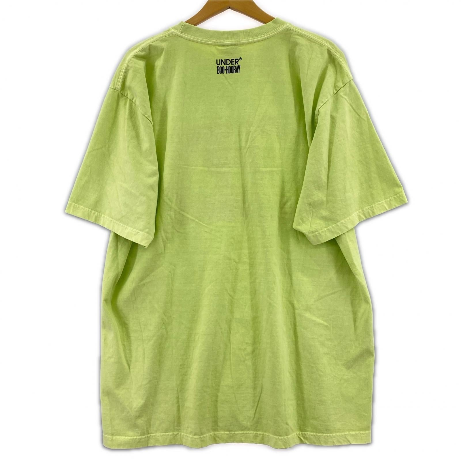 半袖Ｔシャツ UNDER R/プリント ティー/XL/ミントグリーン/4320900284 グリーン