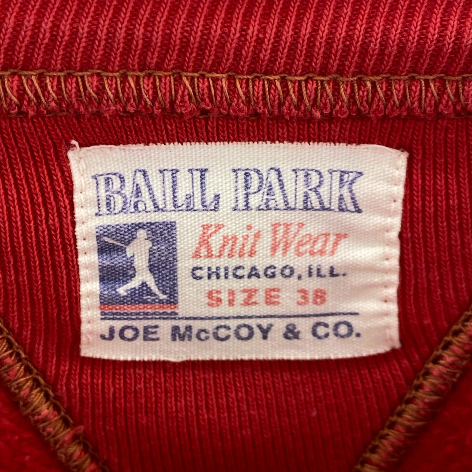 スウェット BALL PARK 赤 38 38 レッド