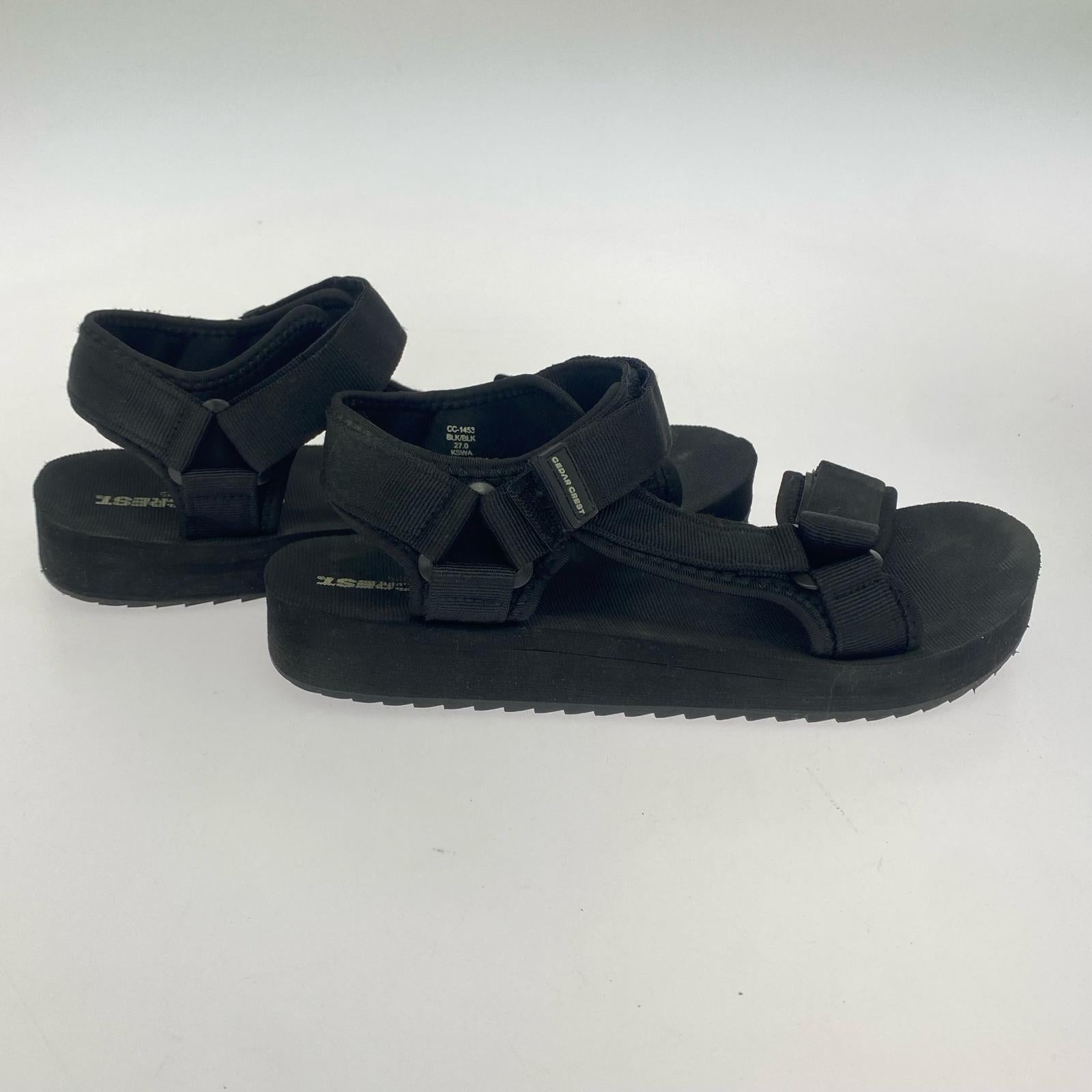 サンダル UNEEK BLK 27.0cm 27cm (US9 UK8 1/2 EU44) ブラック